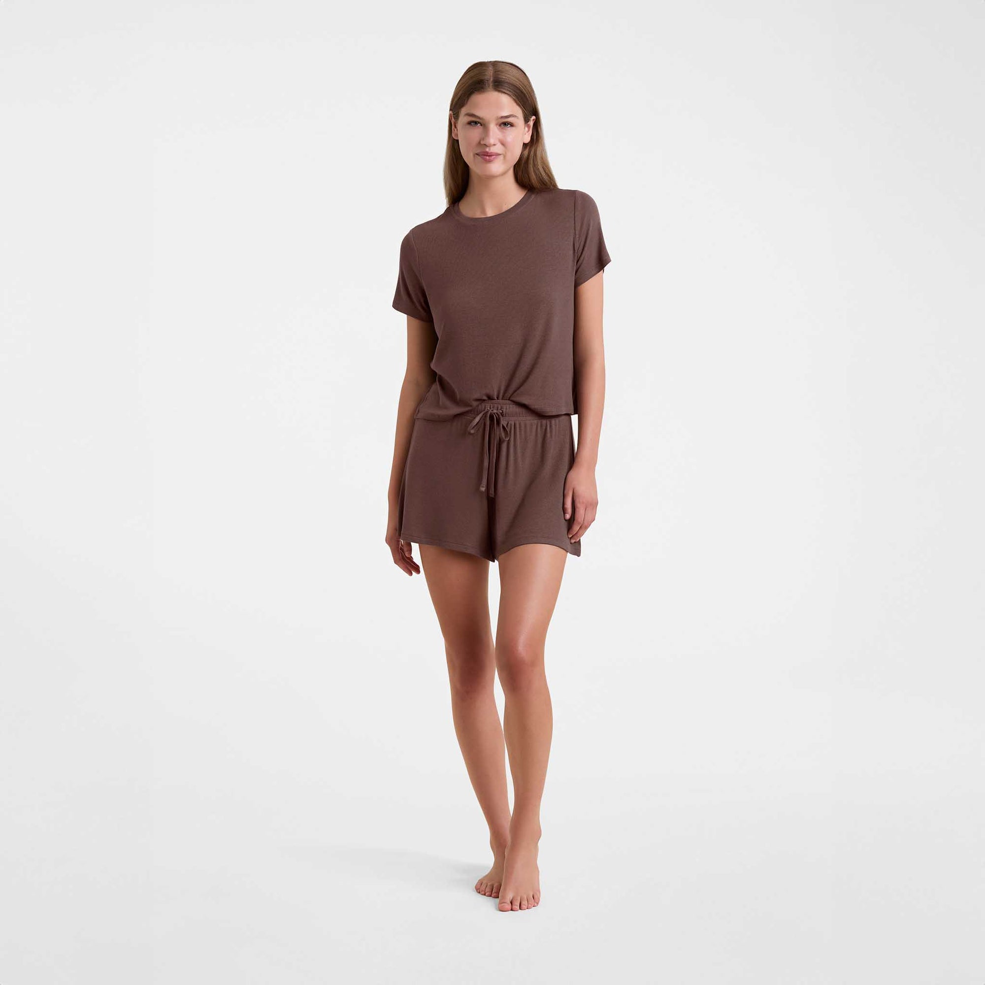 Ribbed Pajama Short Set