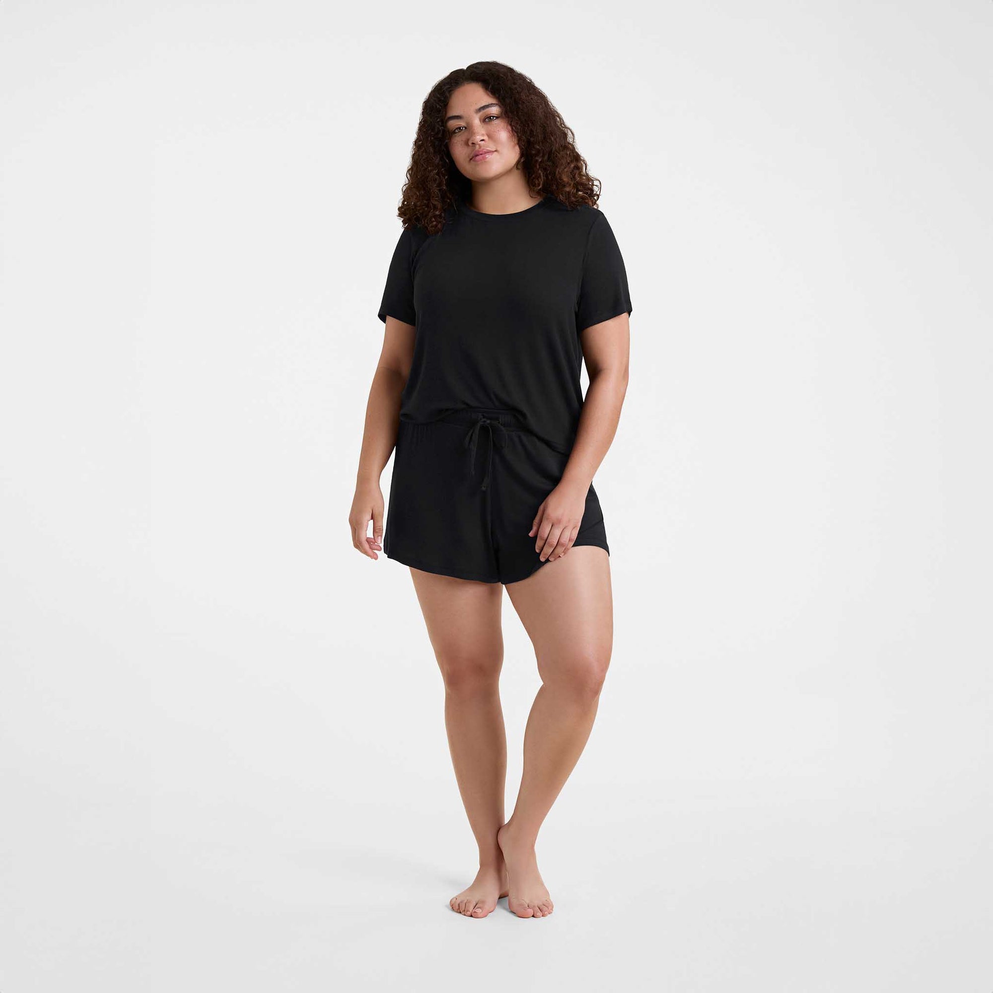 Ribbed Pajama Short Set