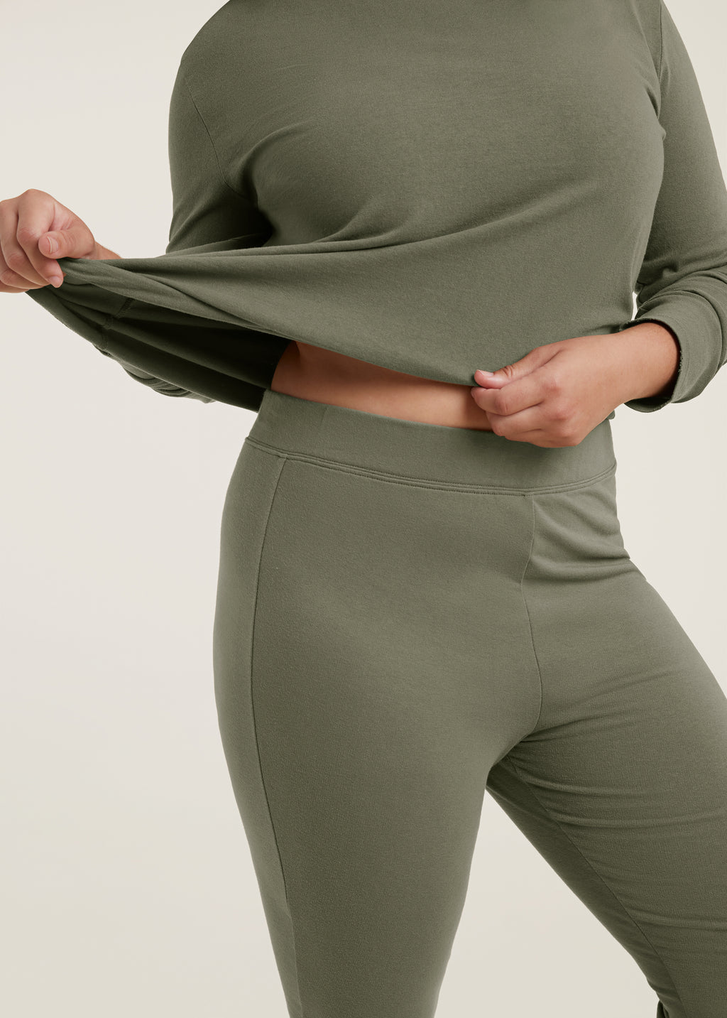 Lounge Flare Pant | Olive