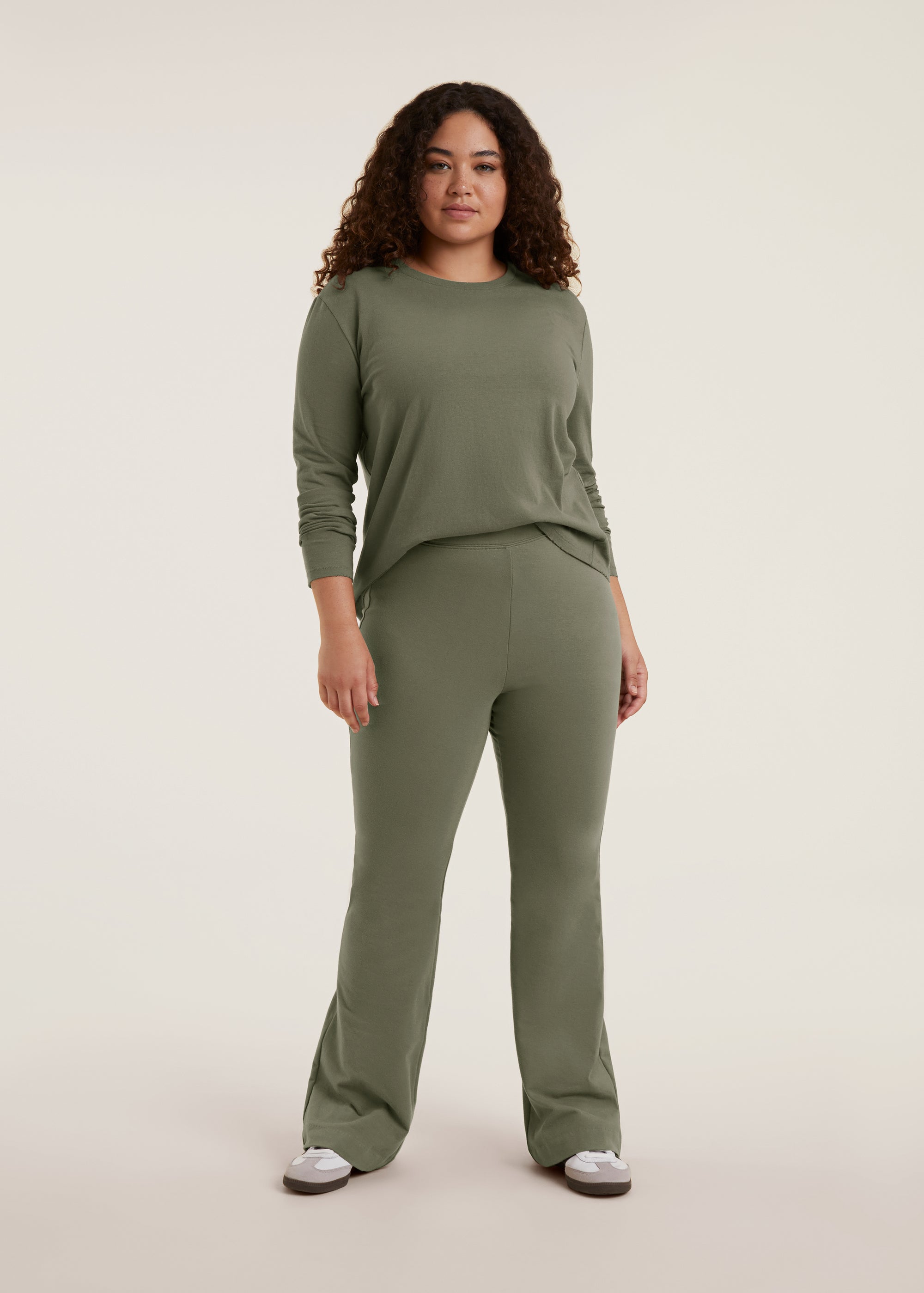 Lounge Flare Pant | Olive