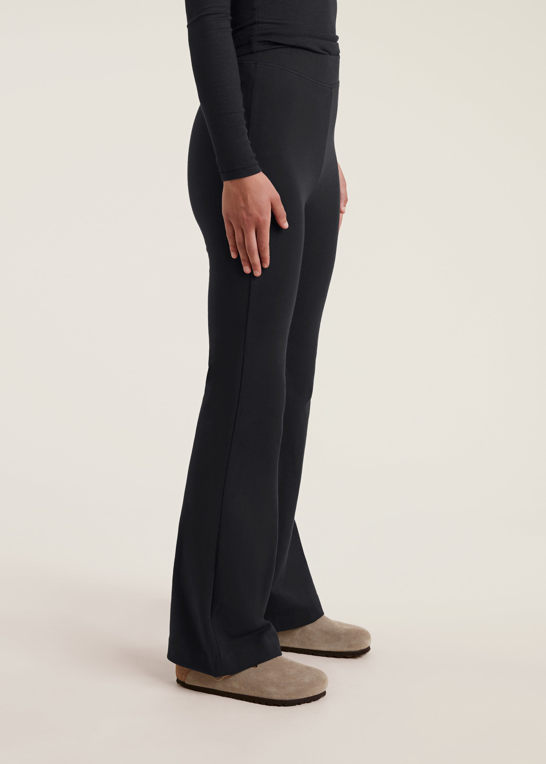 Lounge Flare Pant | Black