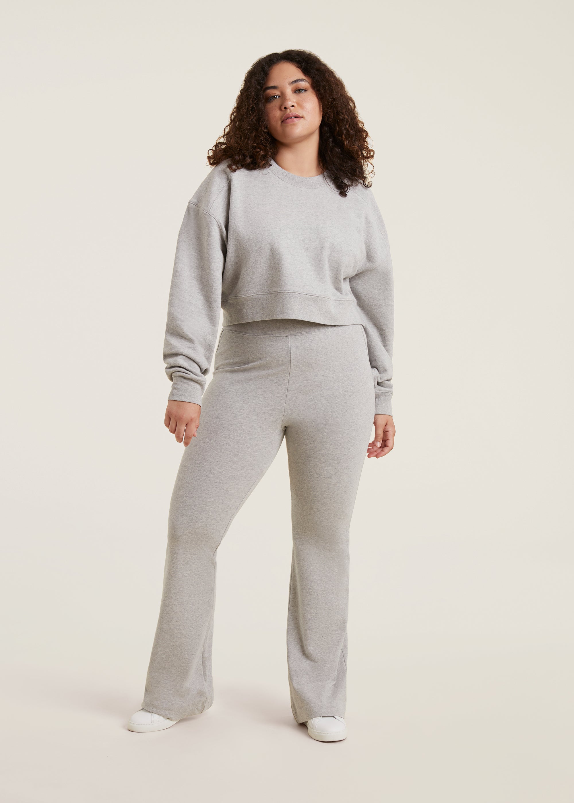Lounge Flare Pant | Heather Grey