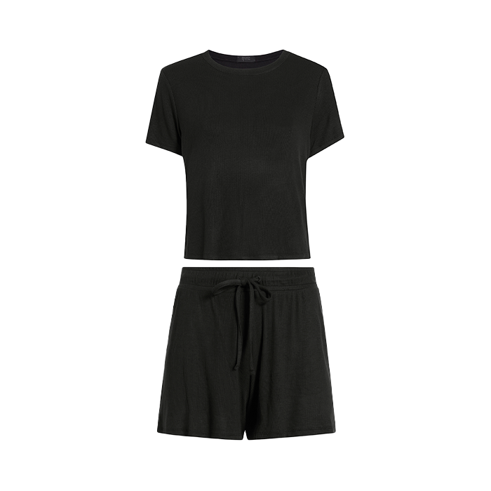 Ribbed Pajama Short Set