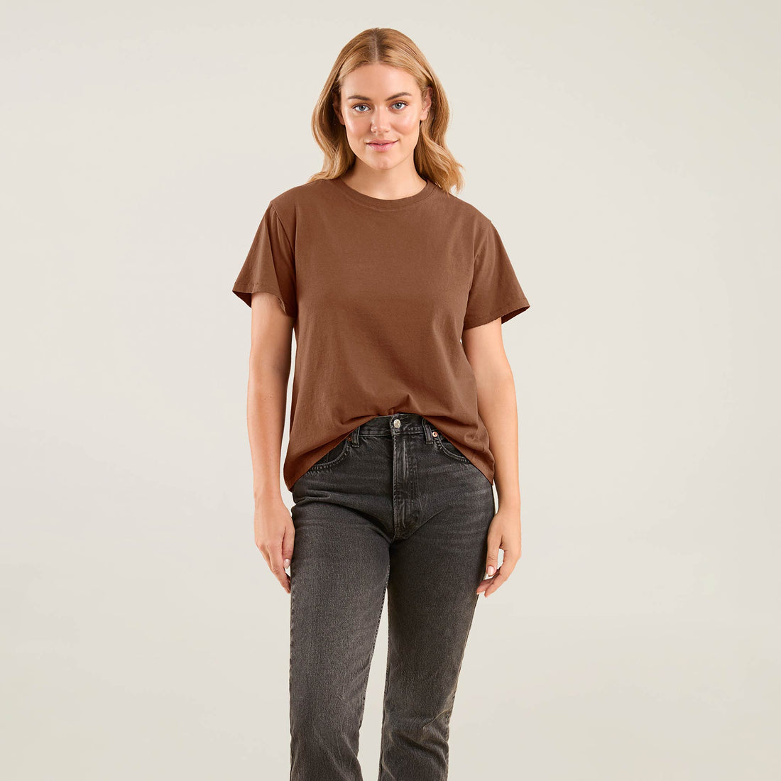 Thora Knit T-shirt - Toffee main image 0