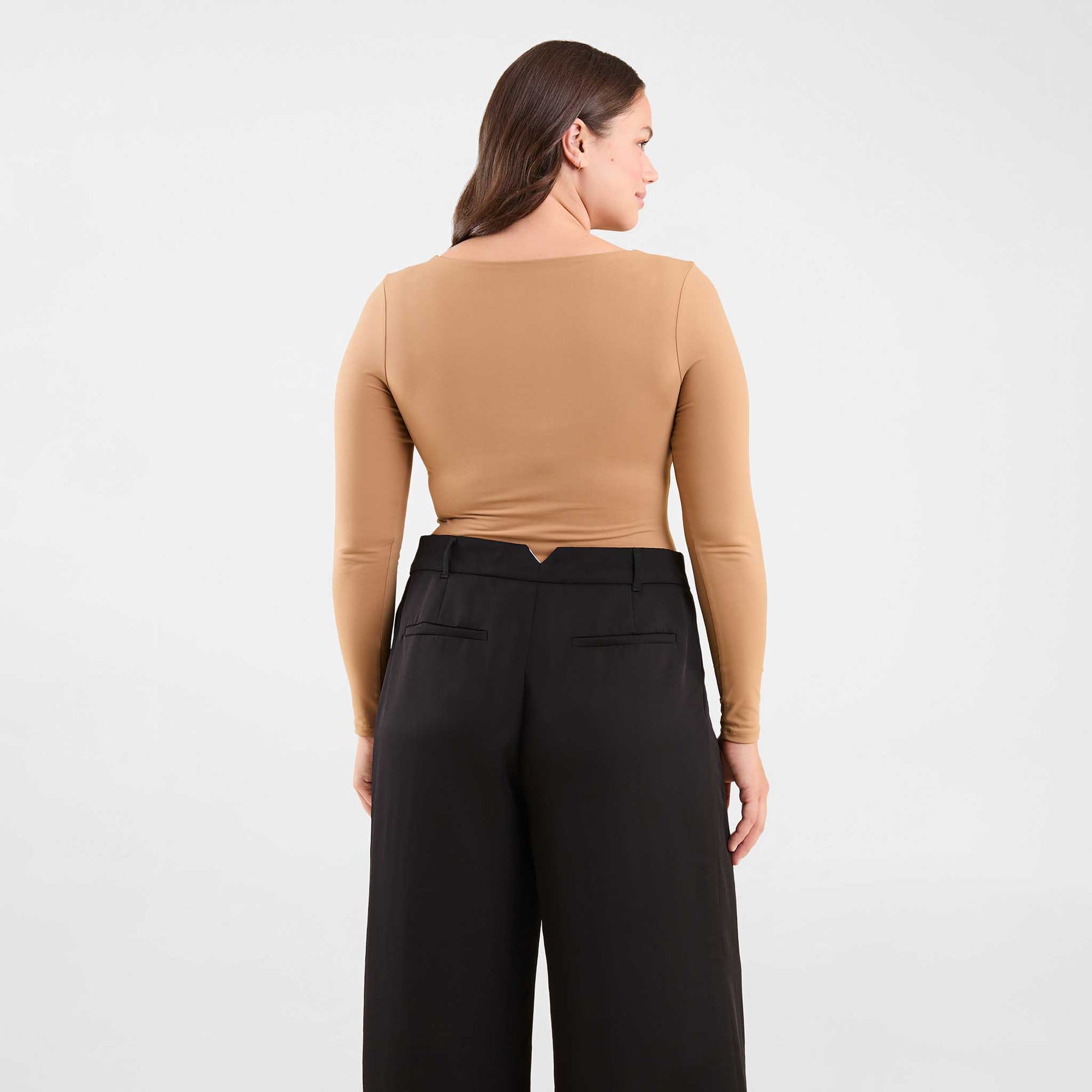 Long Sleeve Square Neck Bodysuit