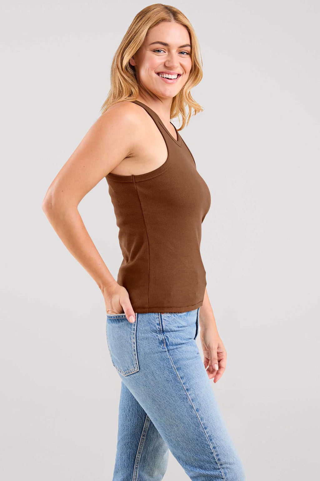 Essential Rib Tank Top