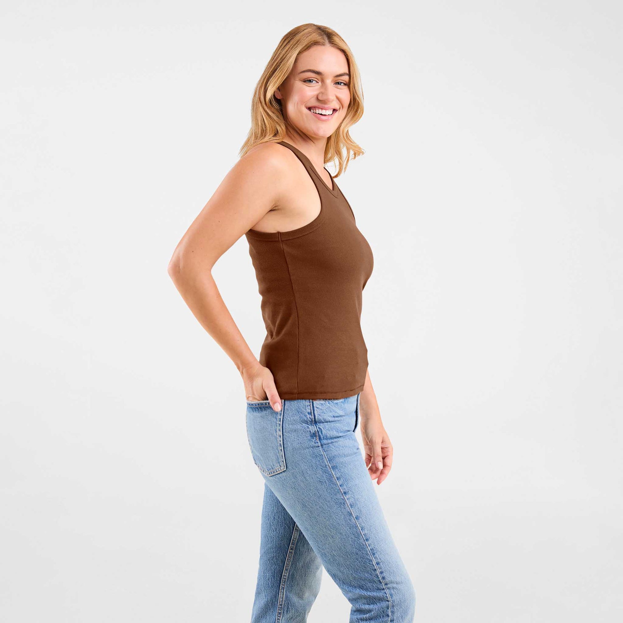 Essential Rib Tank Top