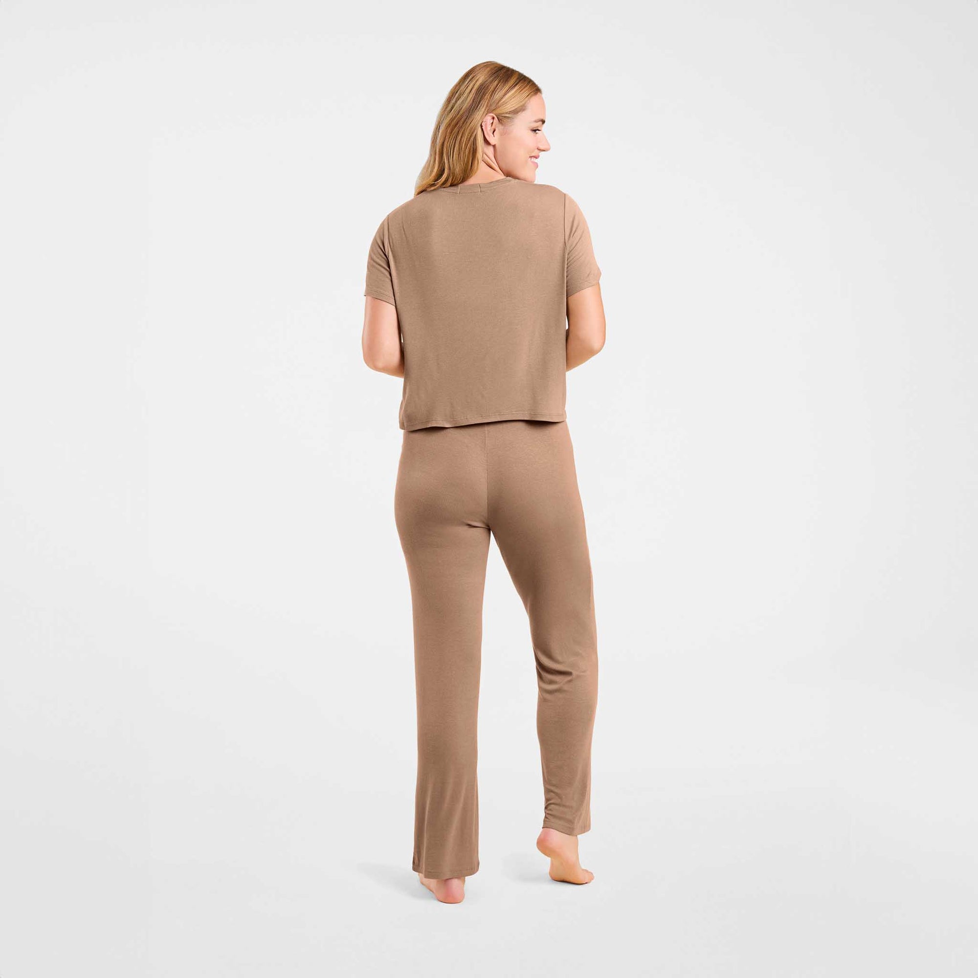 Ribbed Pajama Set