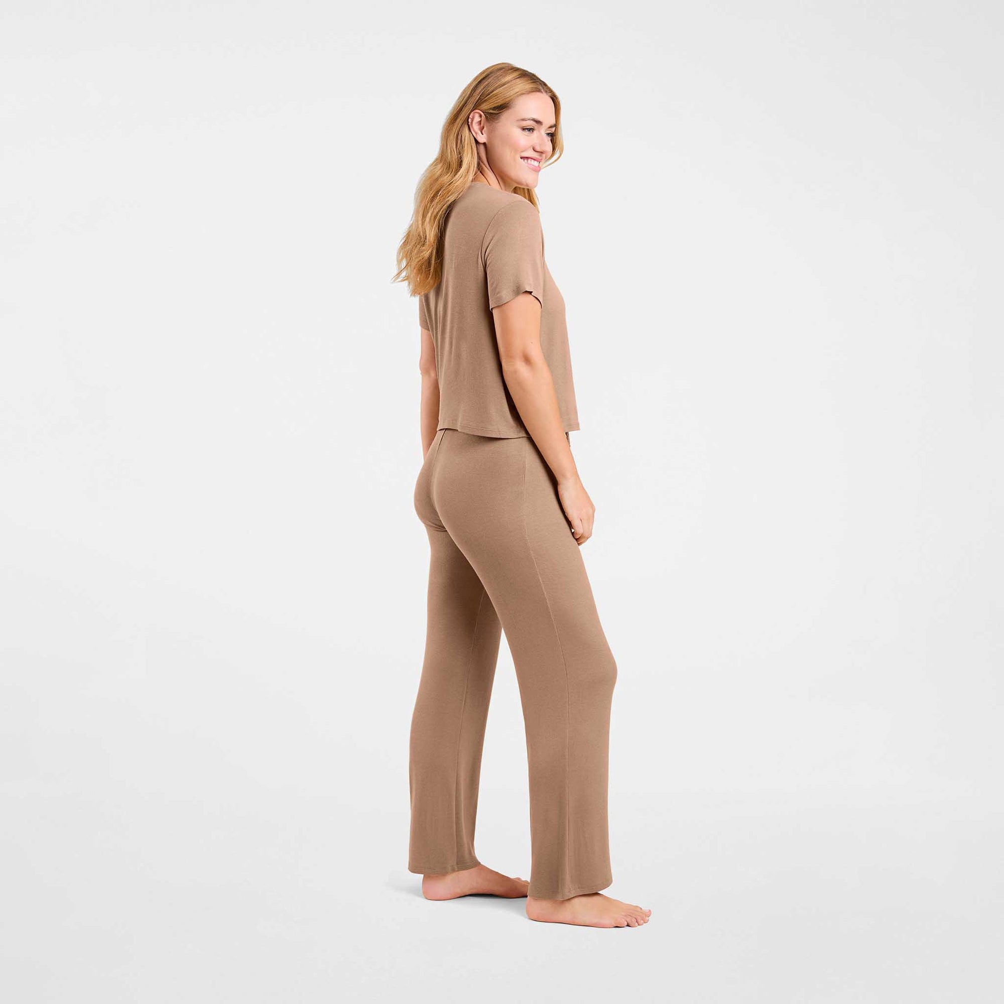 Ribbed Pajama Set
