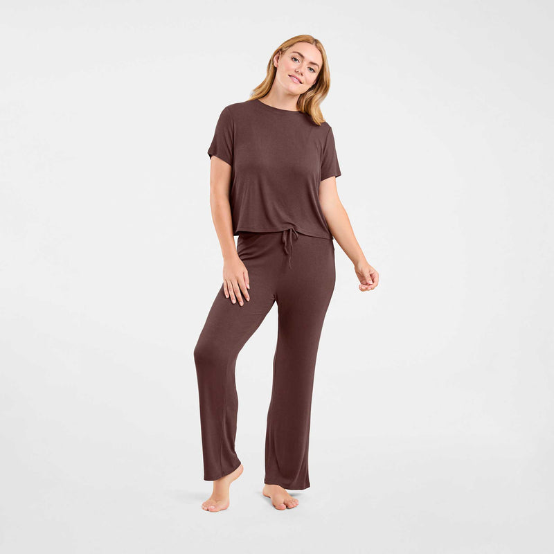 Ribbed Pajama Set