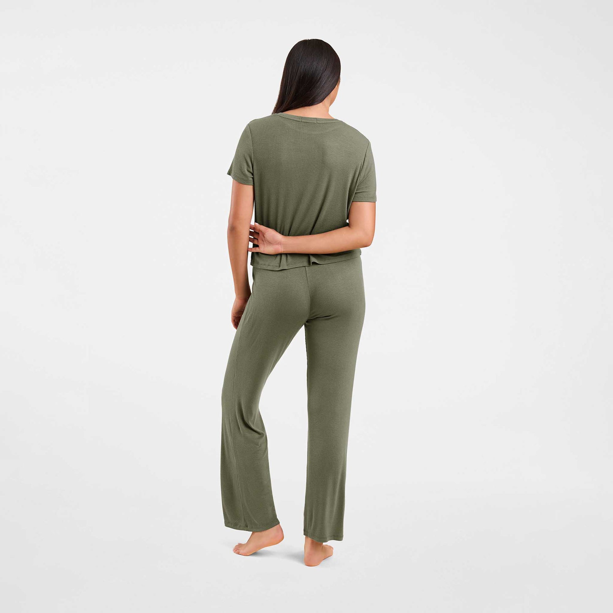 Ribbed Pajama Set