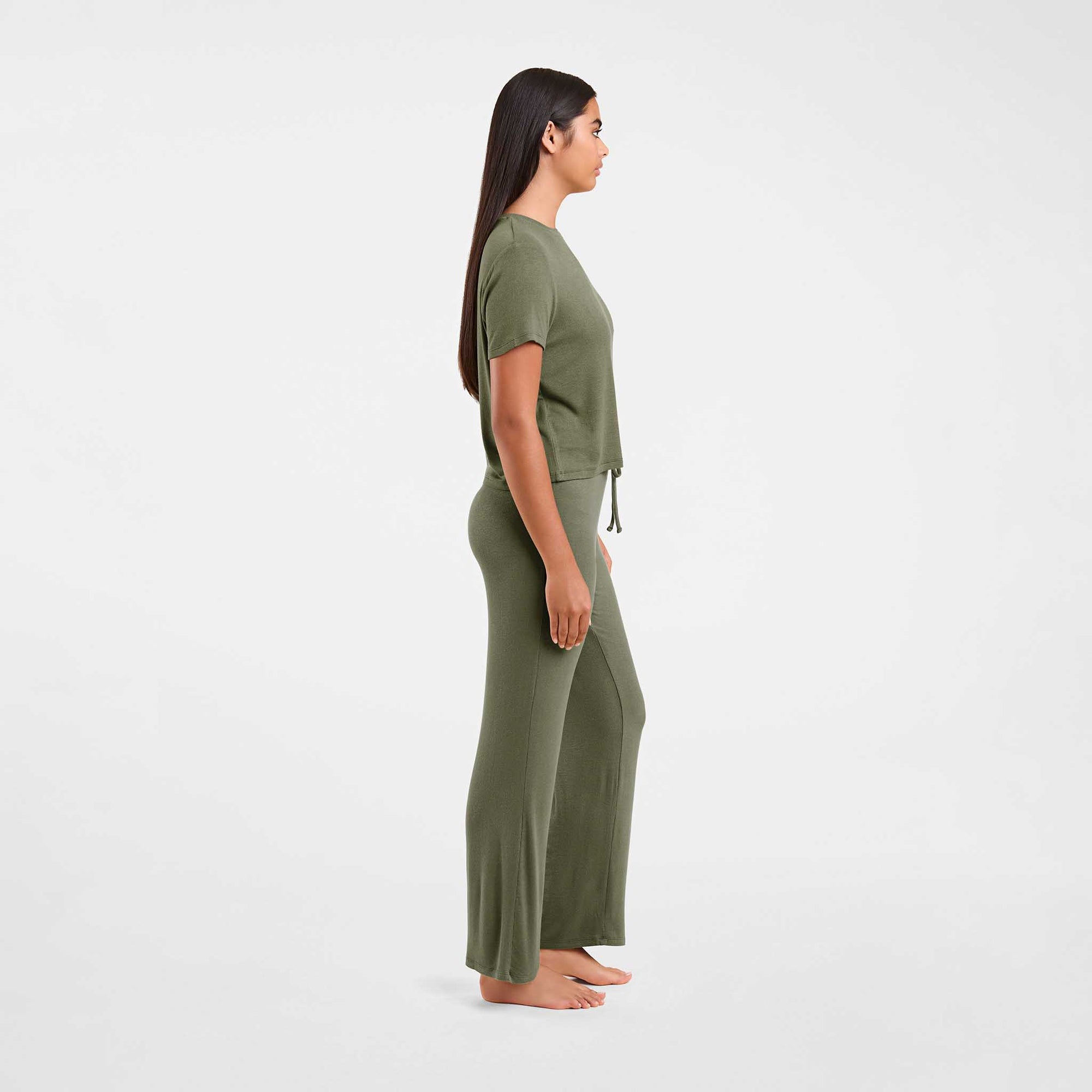 Ribbed Pajama Set