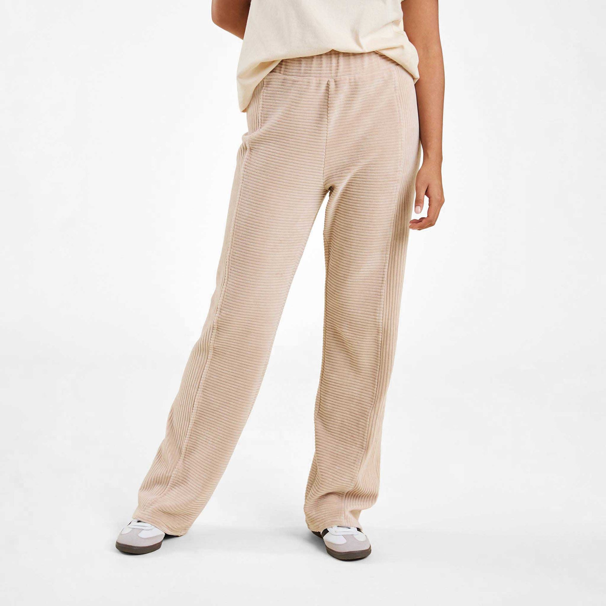 Textured Wide Leg Pant