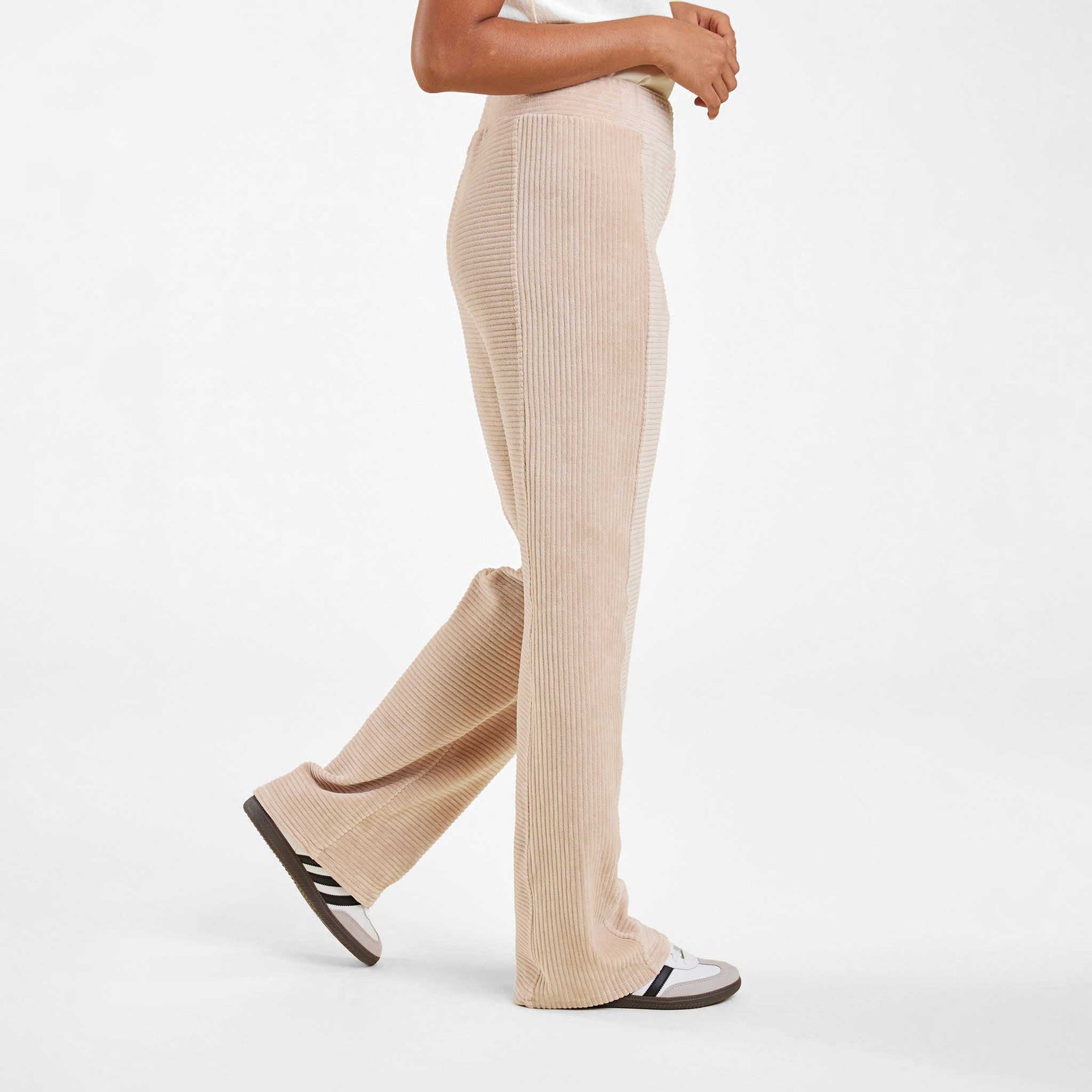 Textured Wide Leg Pant