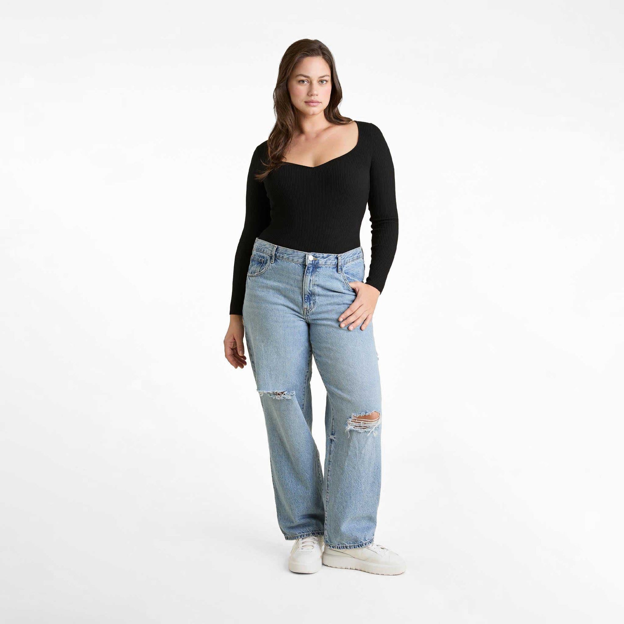 Sweetheart Sweater Bodysuit