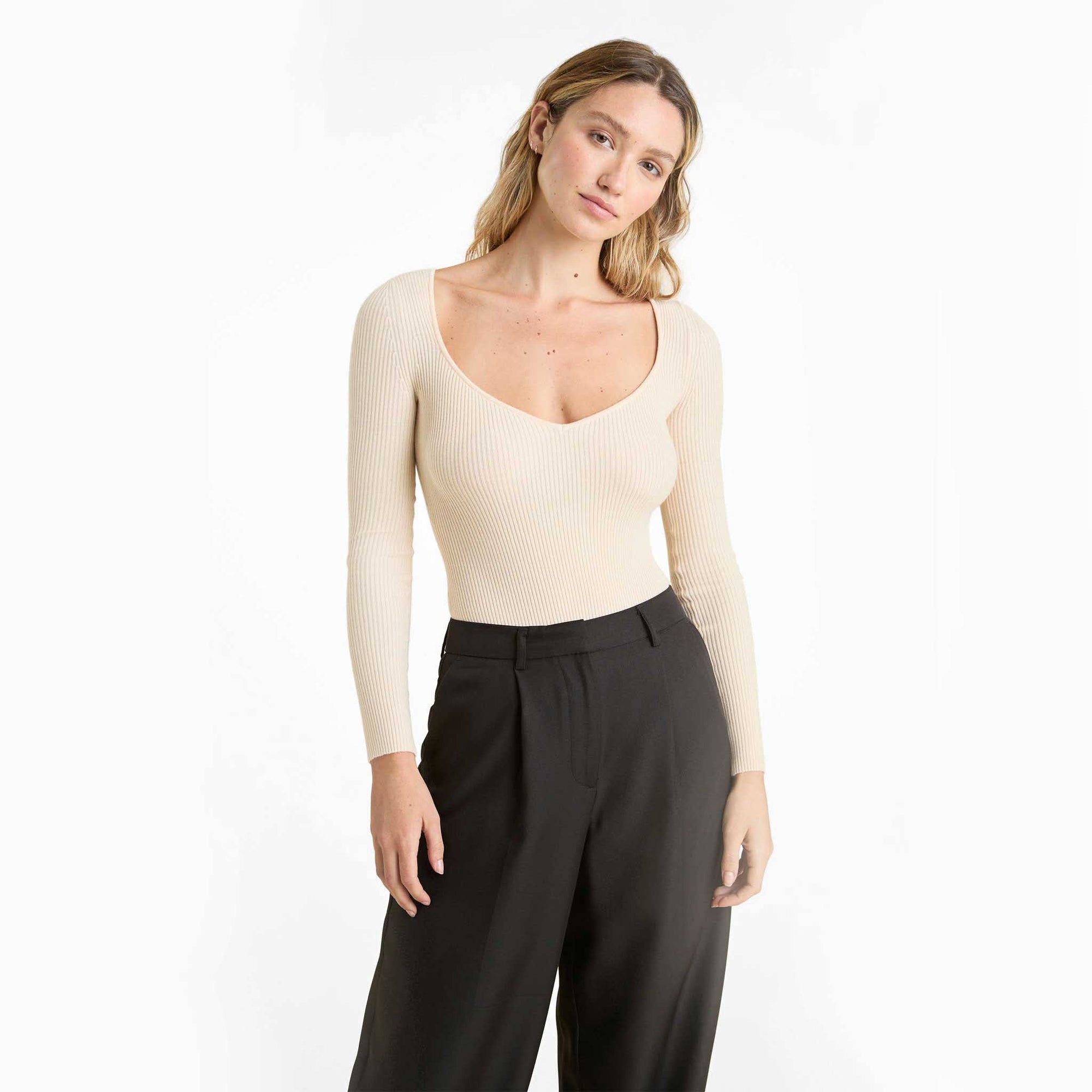 Sweetheart Sweater Bodysuit