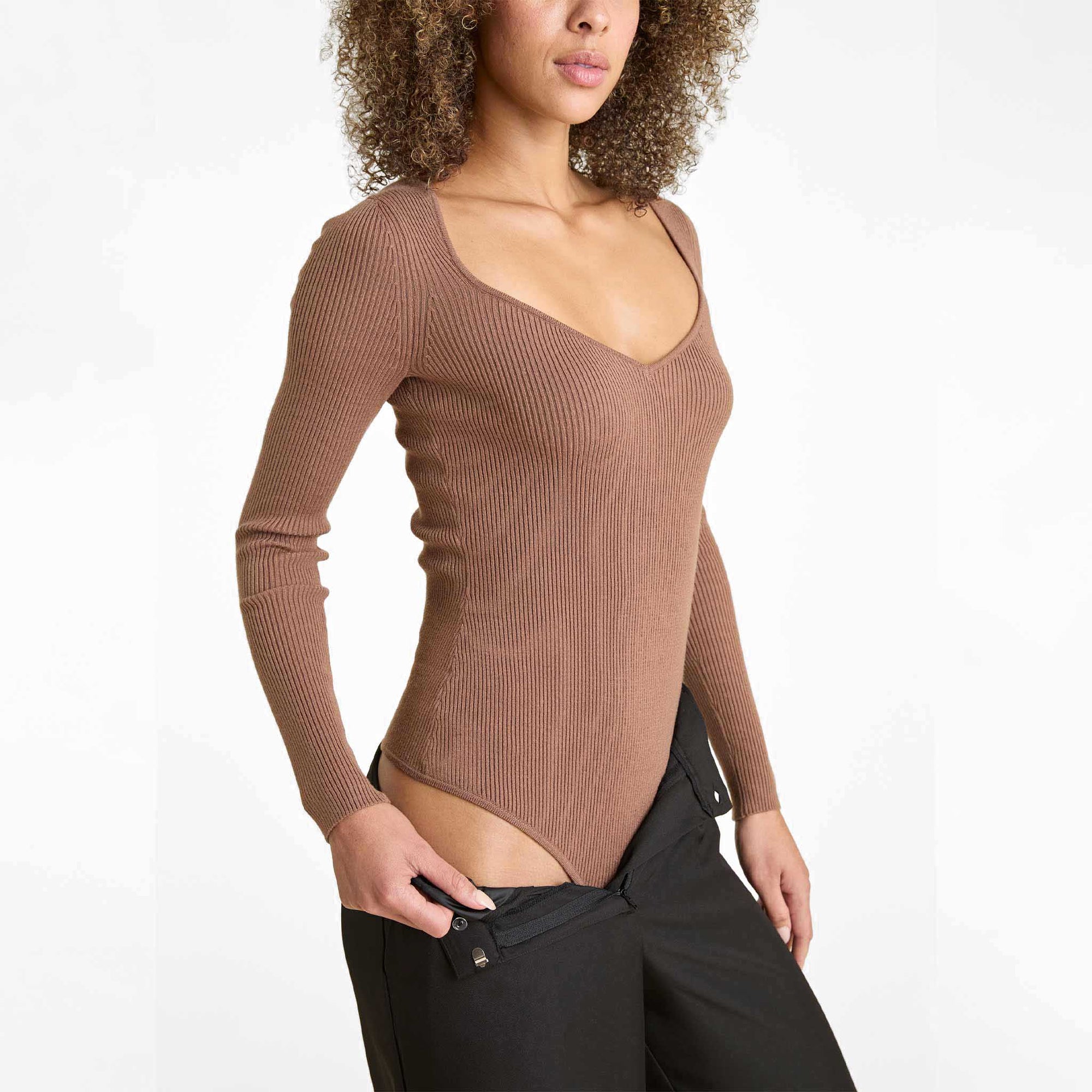 Sweetheart Sweater Bodysuit