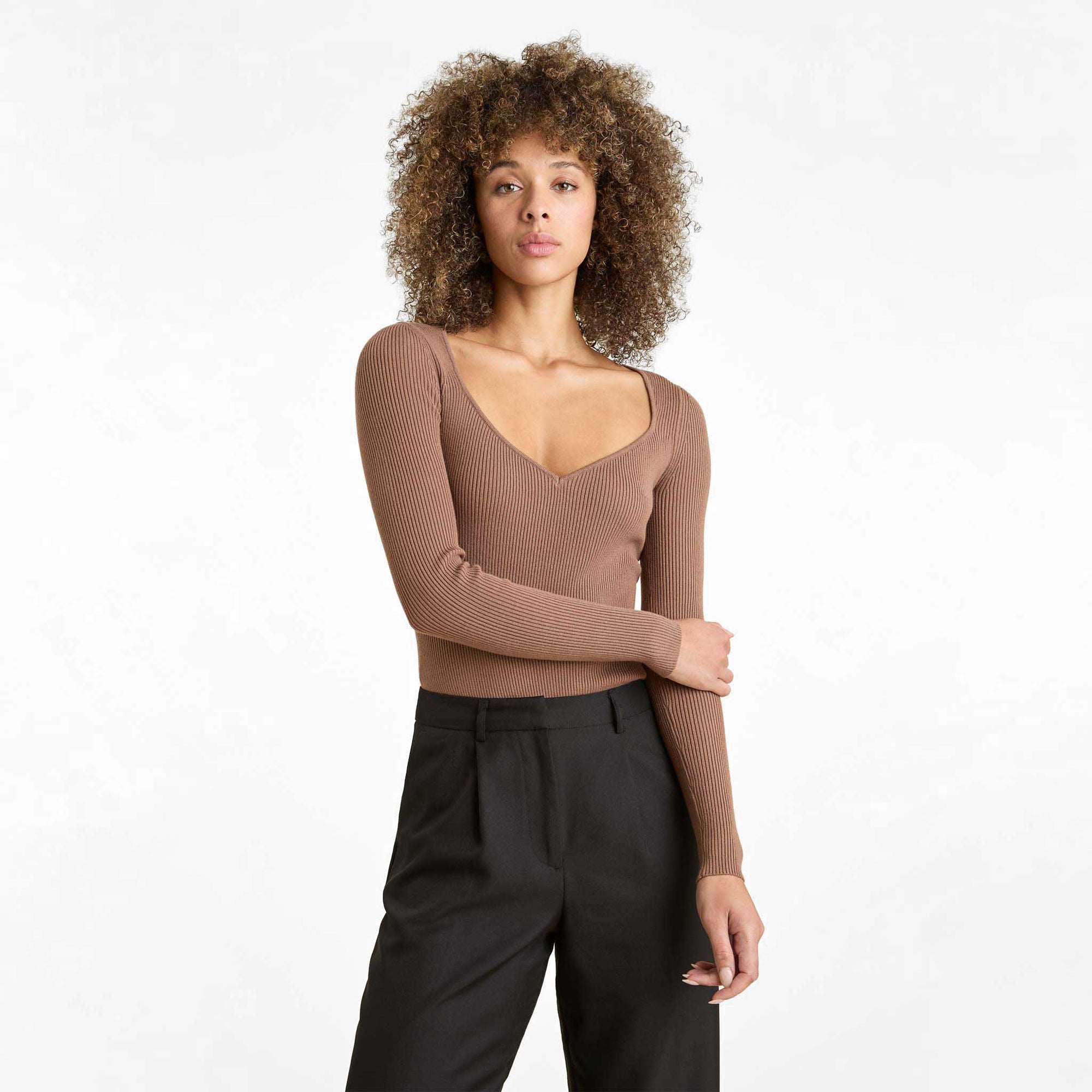 Sweetheart Sweater Bodysuit