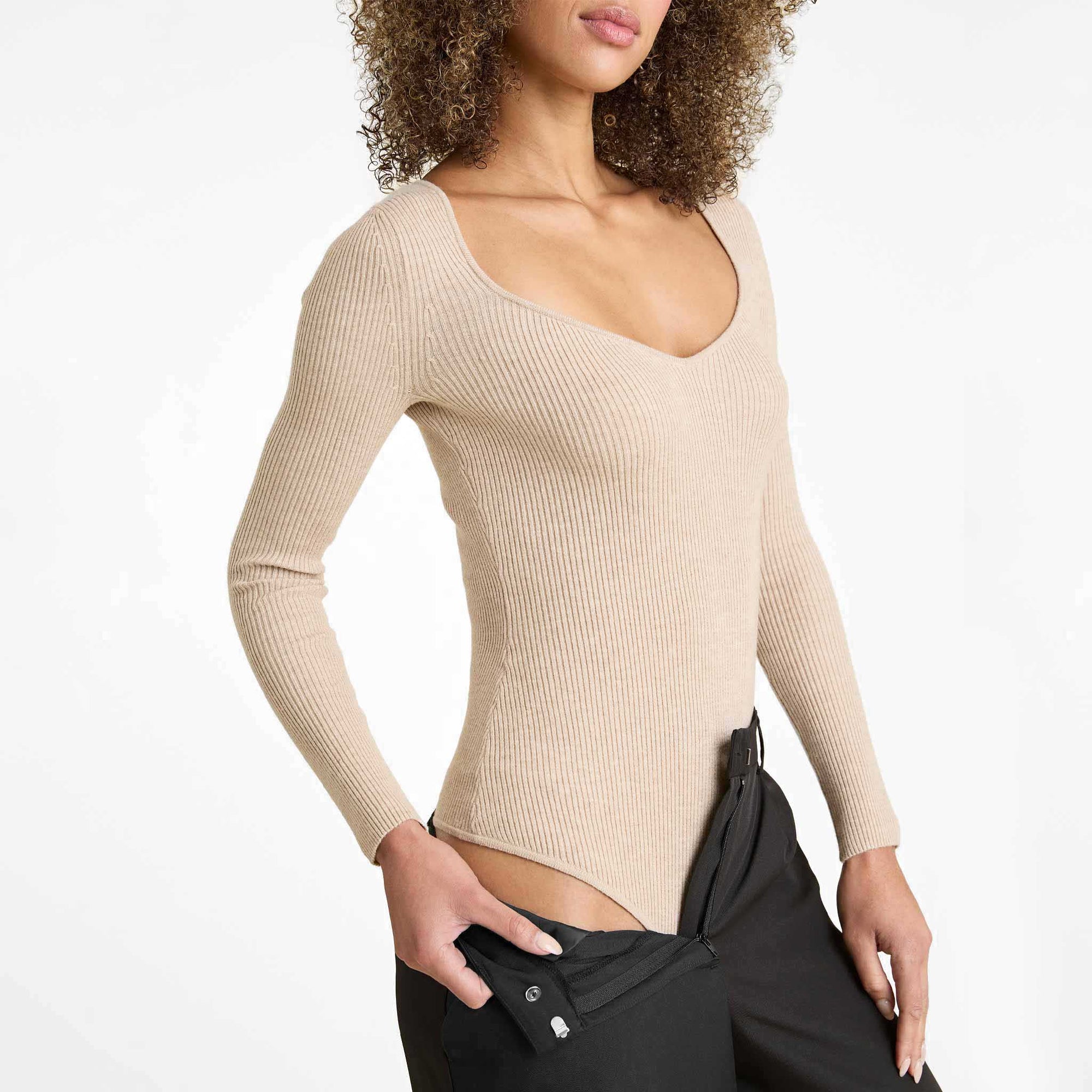 Sweetheart Sweater Bodysuit