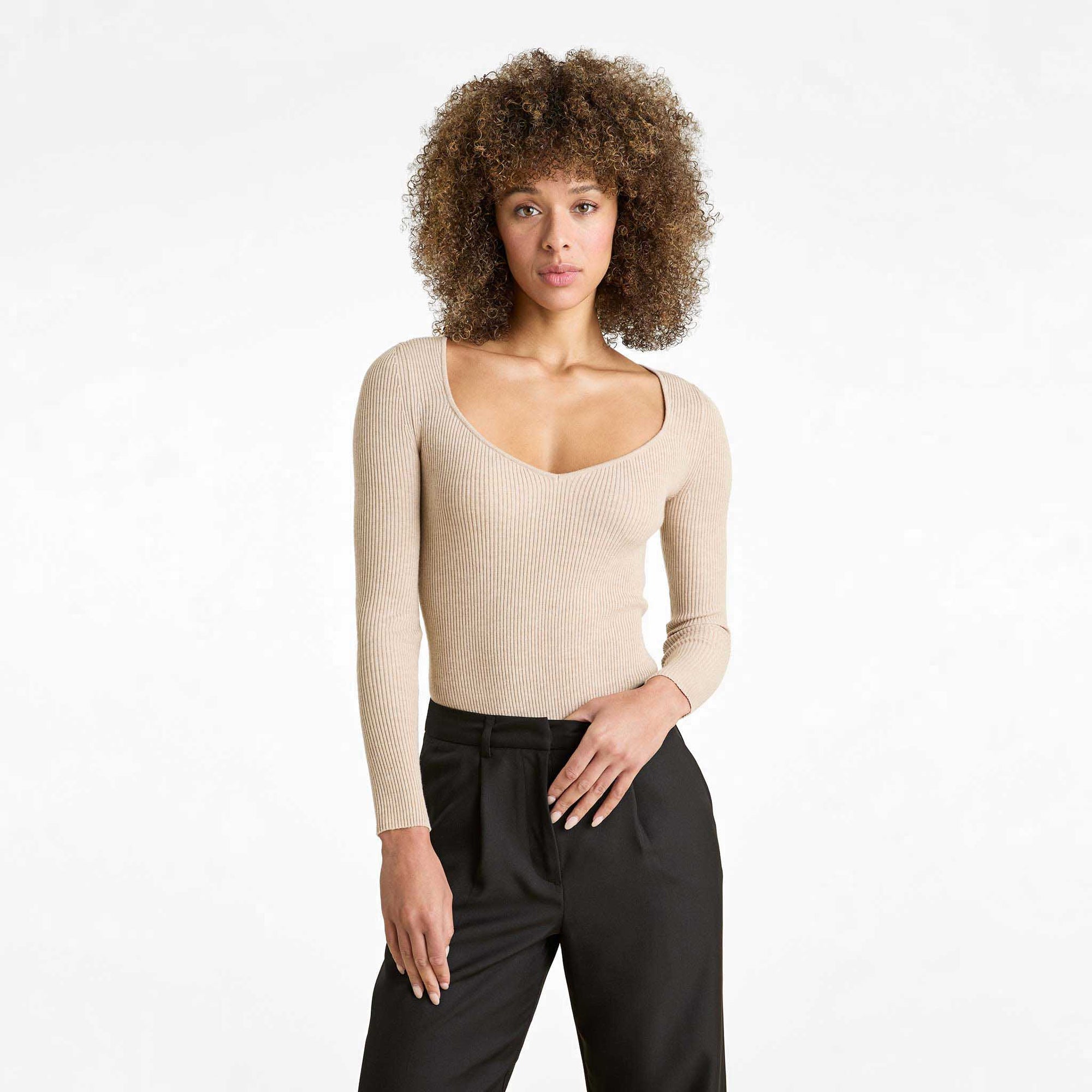 Sweetheart Sweater Bodysuit