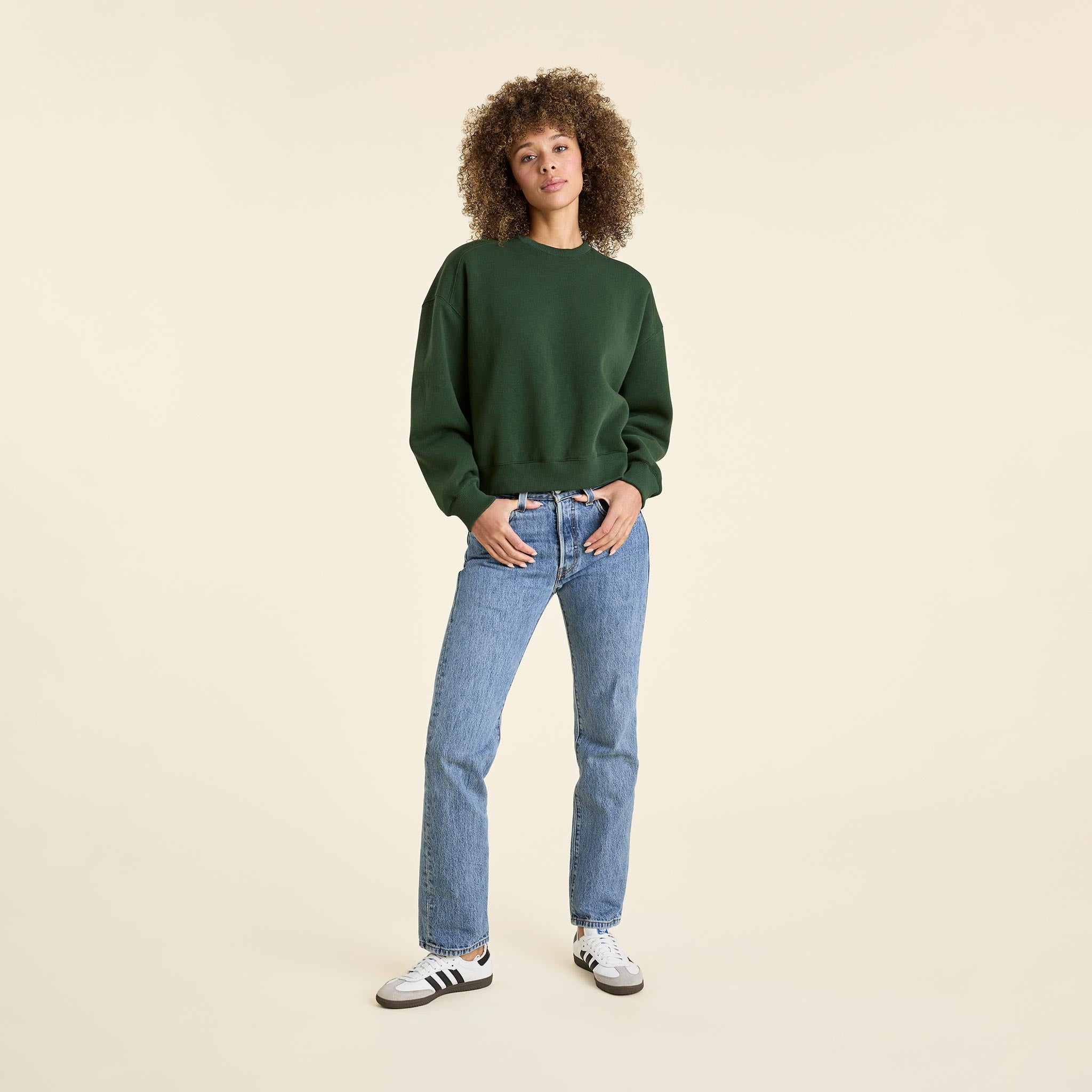 Classic Crewneck Sweatshirt | Evergreen