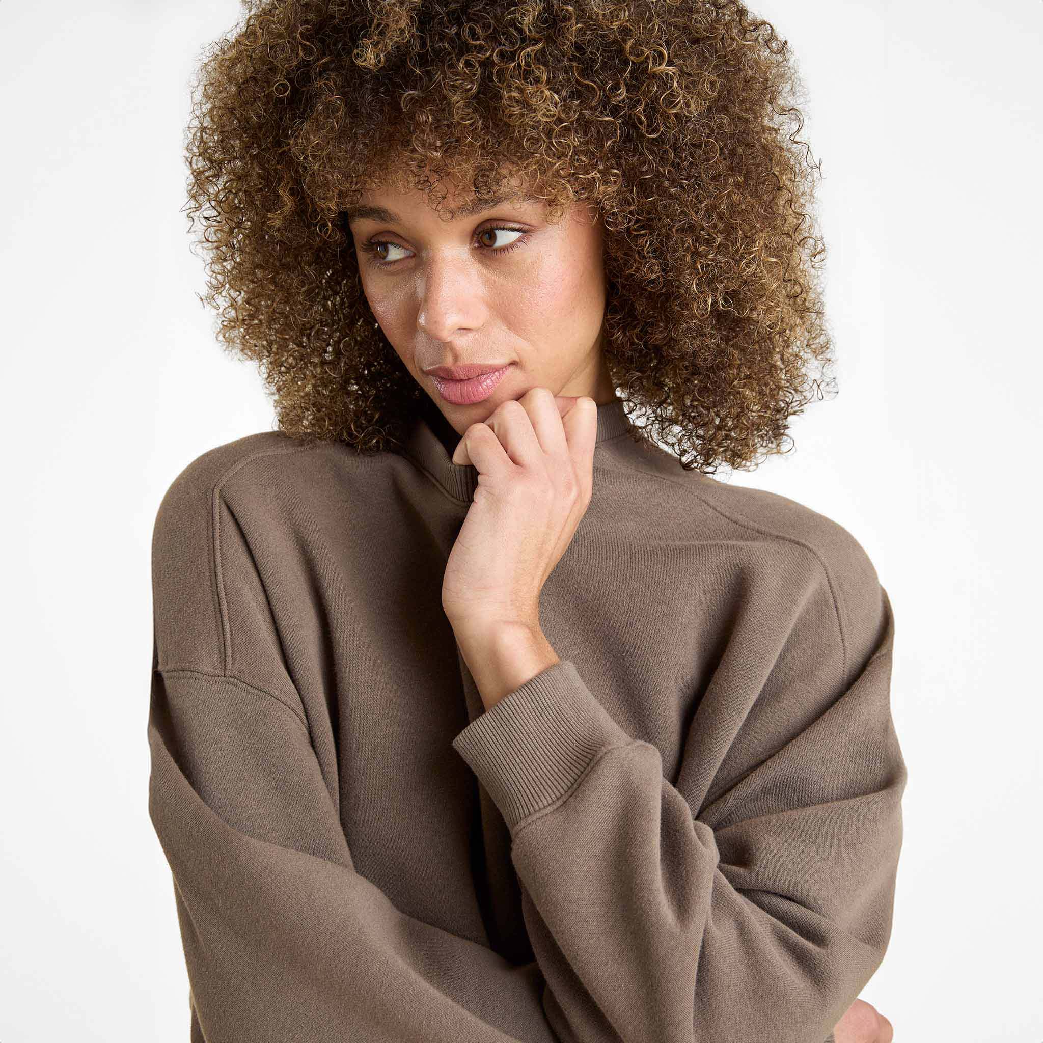 Classic Crewneck Sweatshirt Mocha