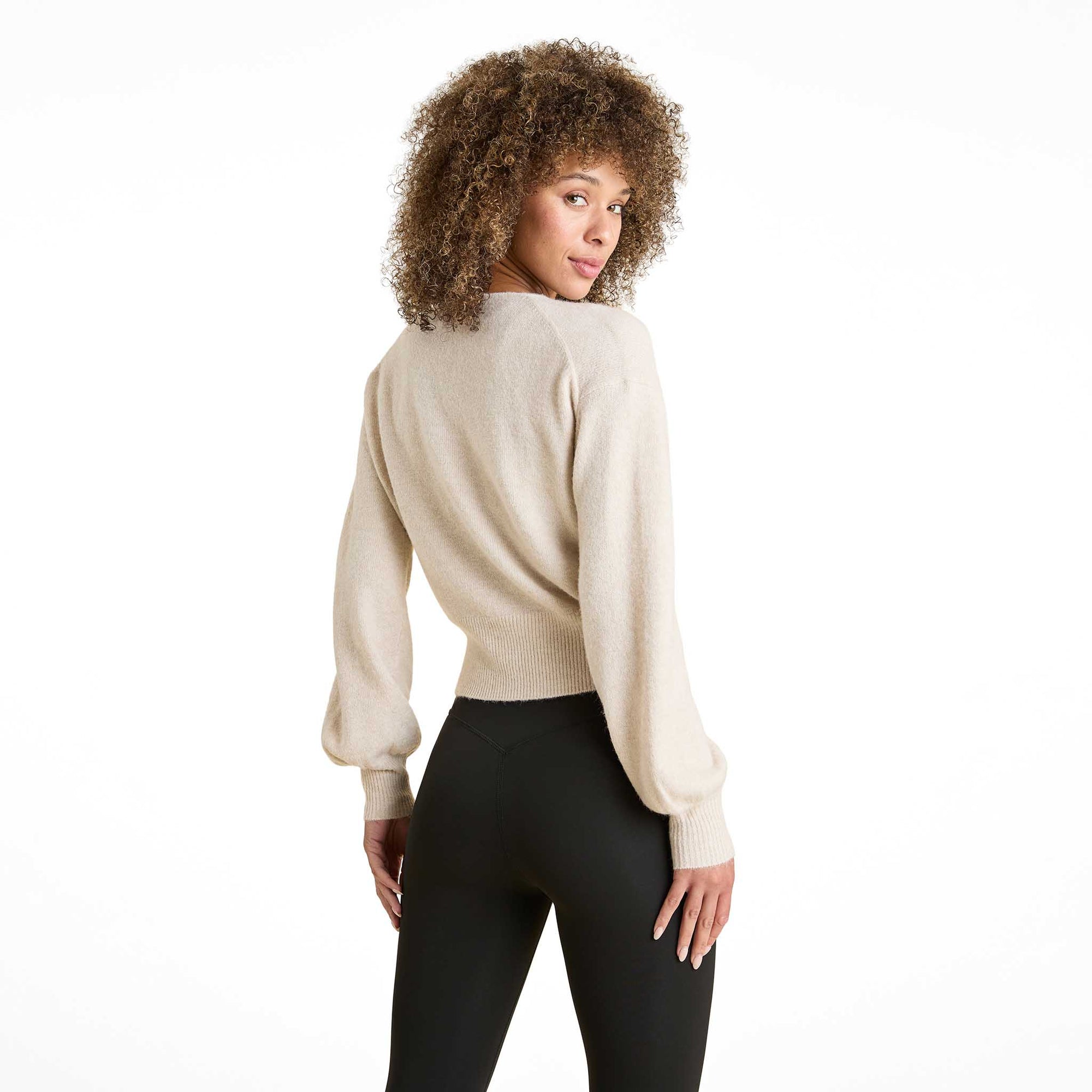 Cozy Knit Wrap Sweater