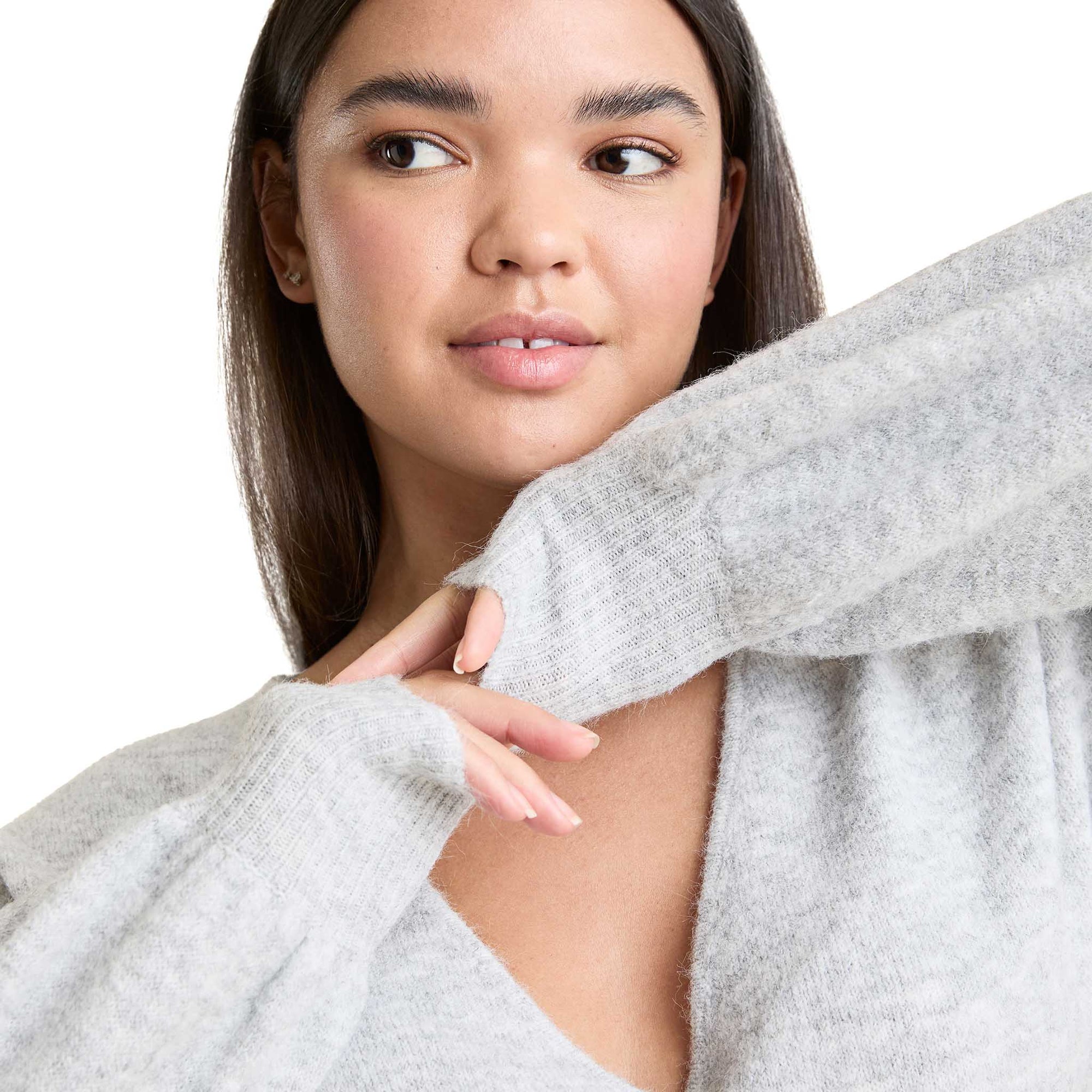 Cozy Knit Wrap Sweater