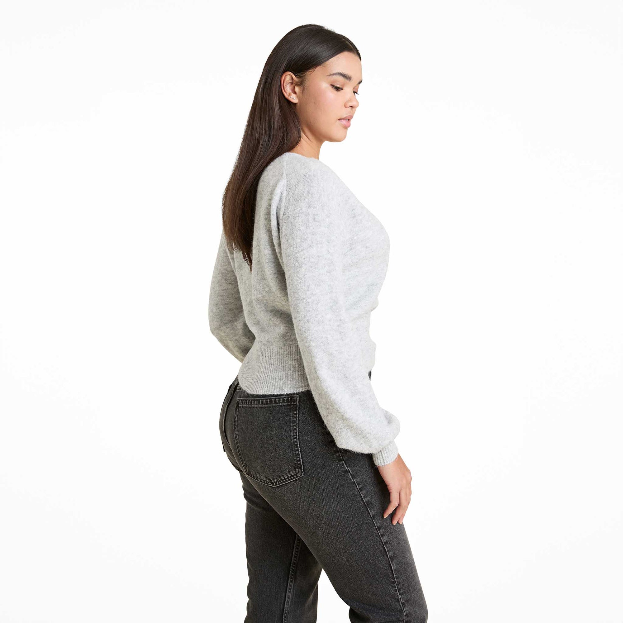 Cozy Knit Wrap Sweater