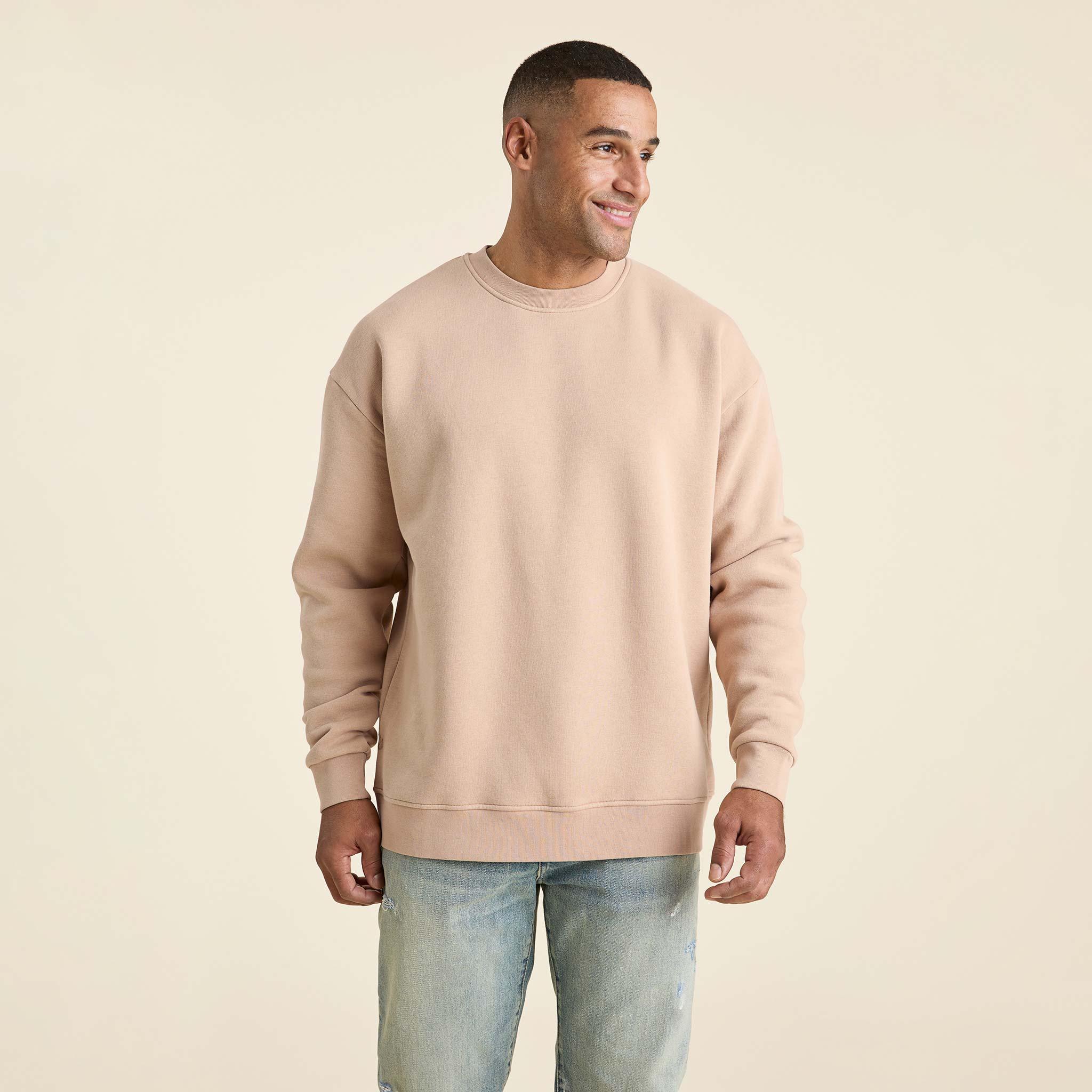 Men's Classic Crewneck Sweatshirt | Sand