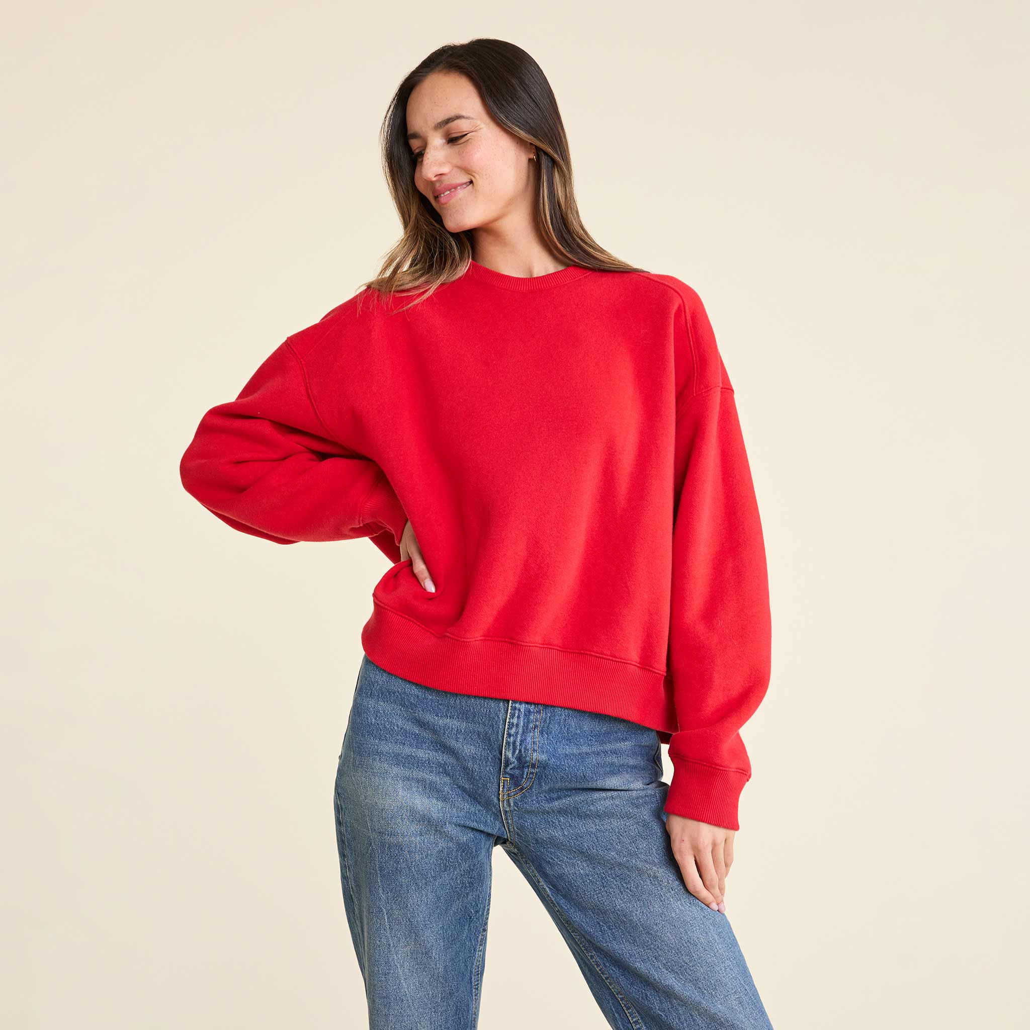 Classic Crewneck Sweatshirt | Cherry