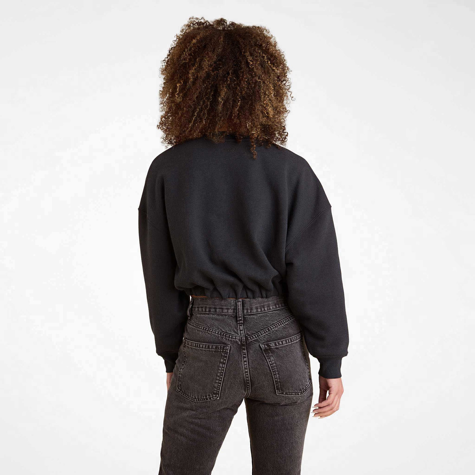 Vintage Fleece Cinch Waist Sweatshirt