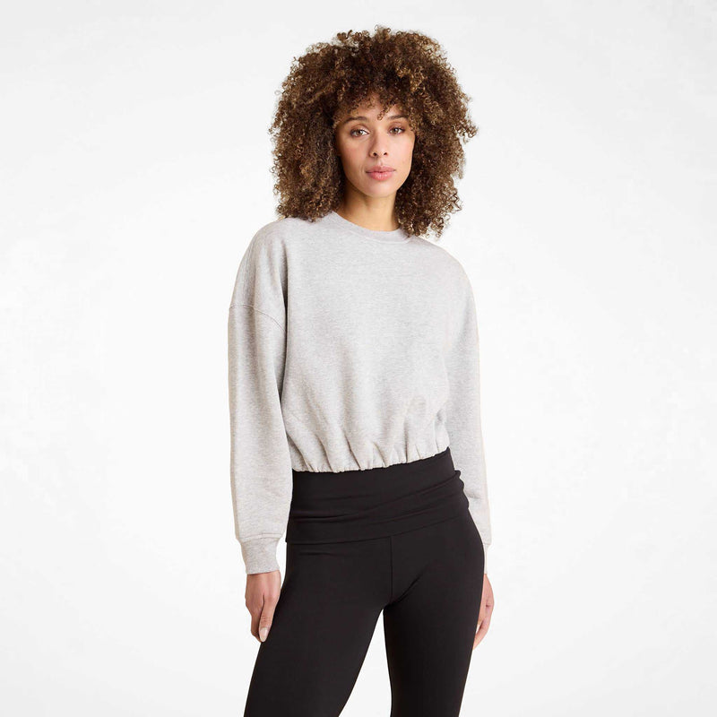 Vintage Fleece Cinch Waist Sweatshirt