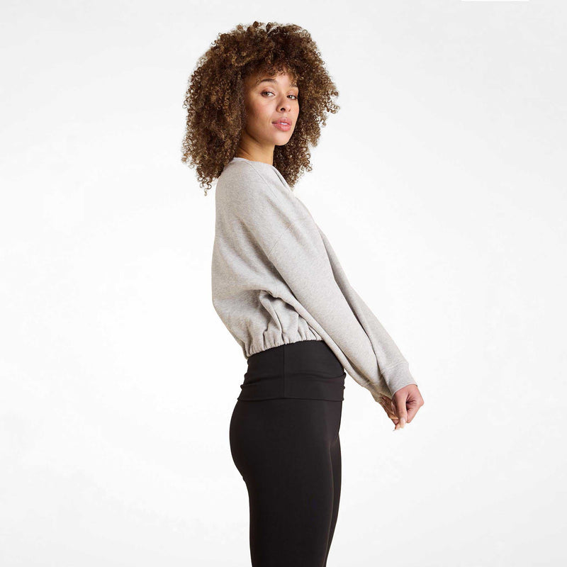 Vintage Fleece Cinch Waist Sweatshirt