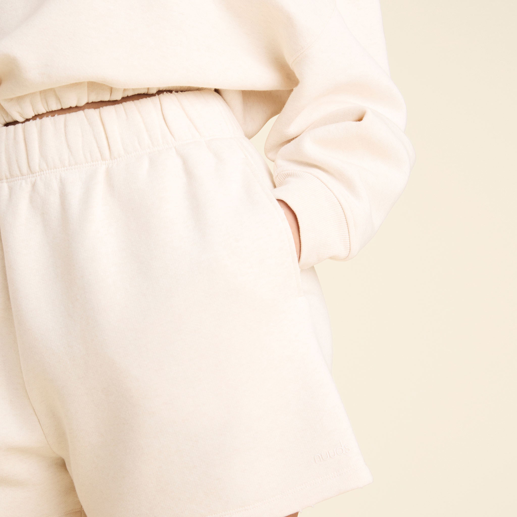Vintage Fleece Shorts | Heather Bone