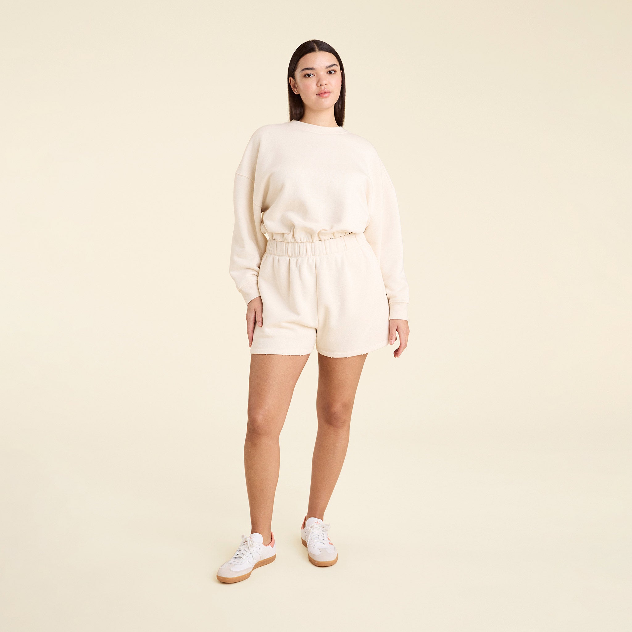 Vintage Fleece Shorts | Heather Bone