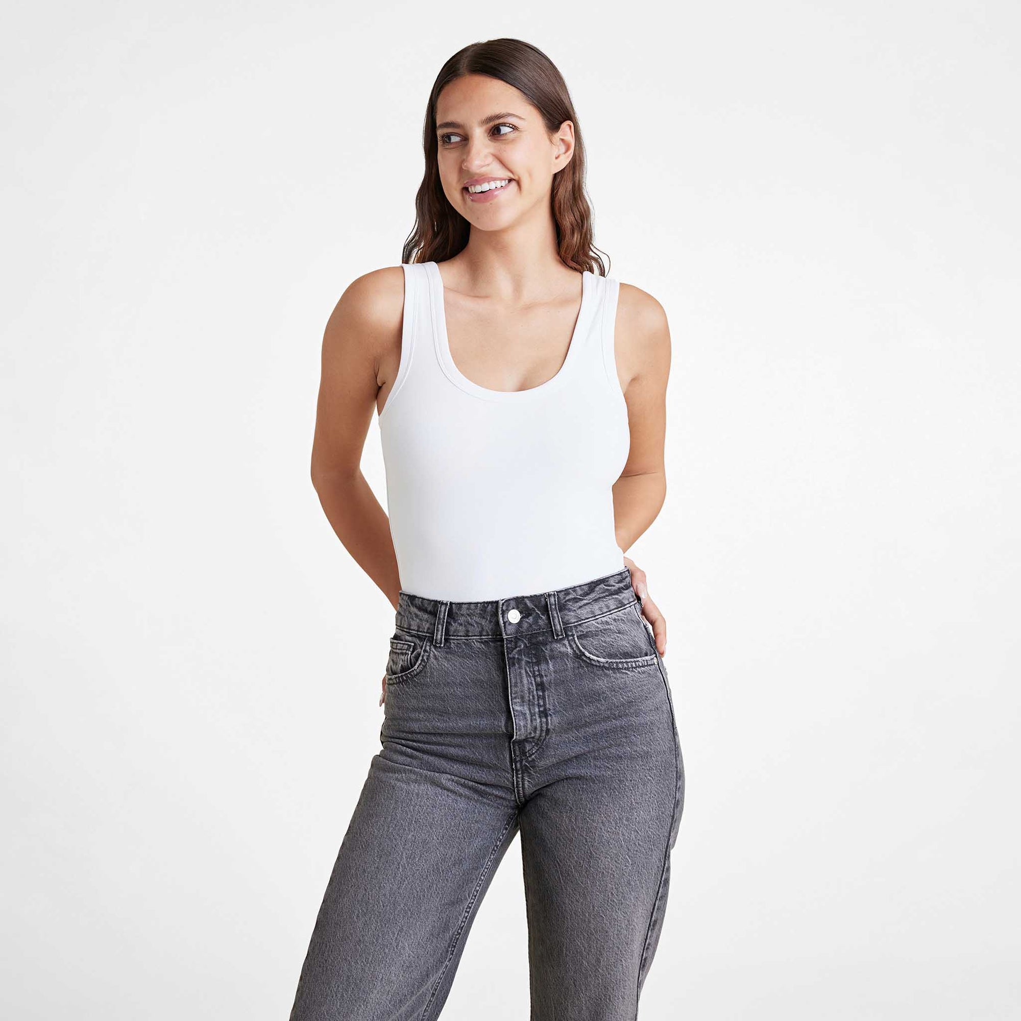 Seamless Scoop Tank Bodysuit