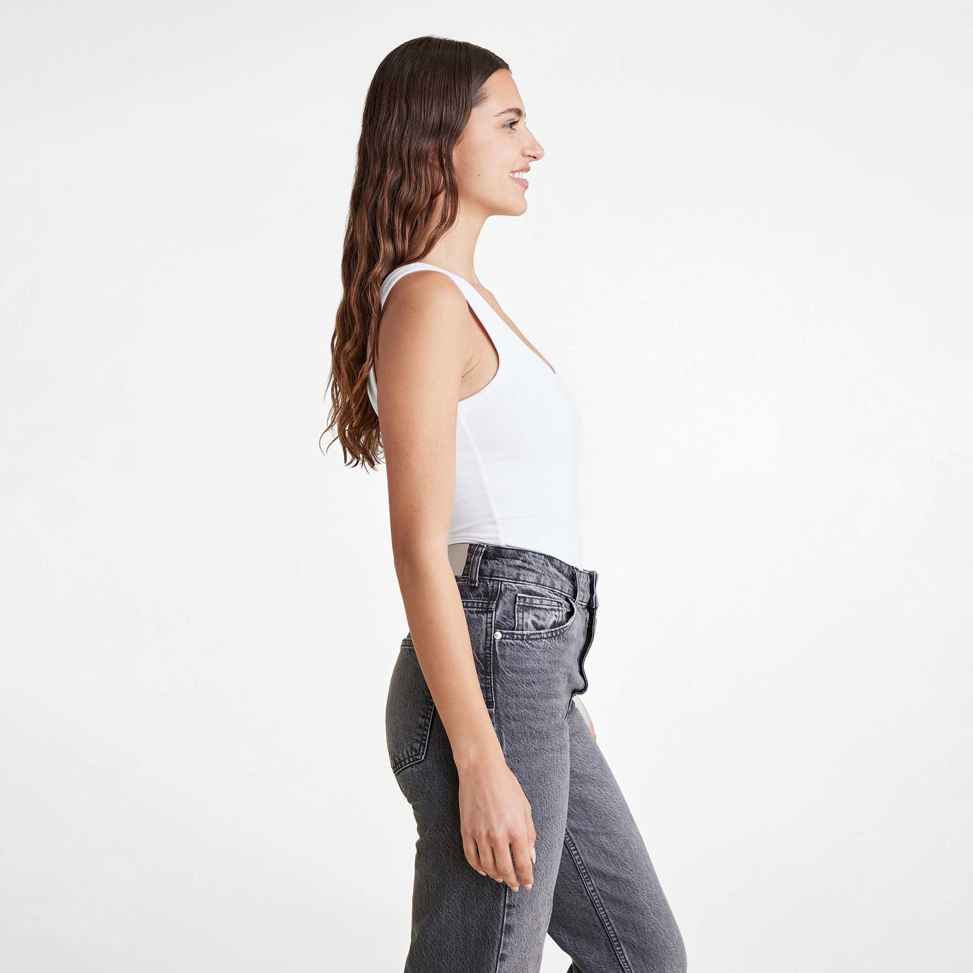 Seamless Scoop Tank Bodysuit