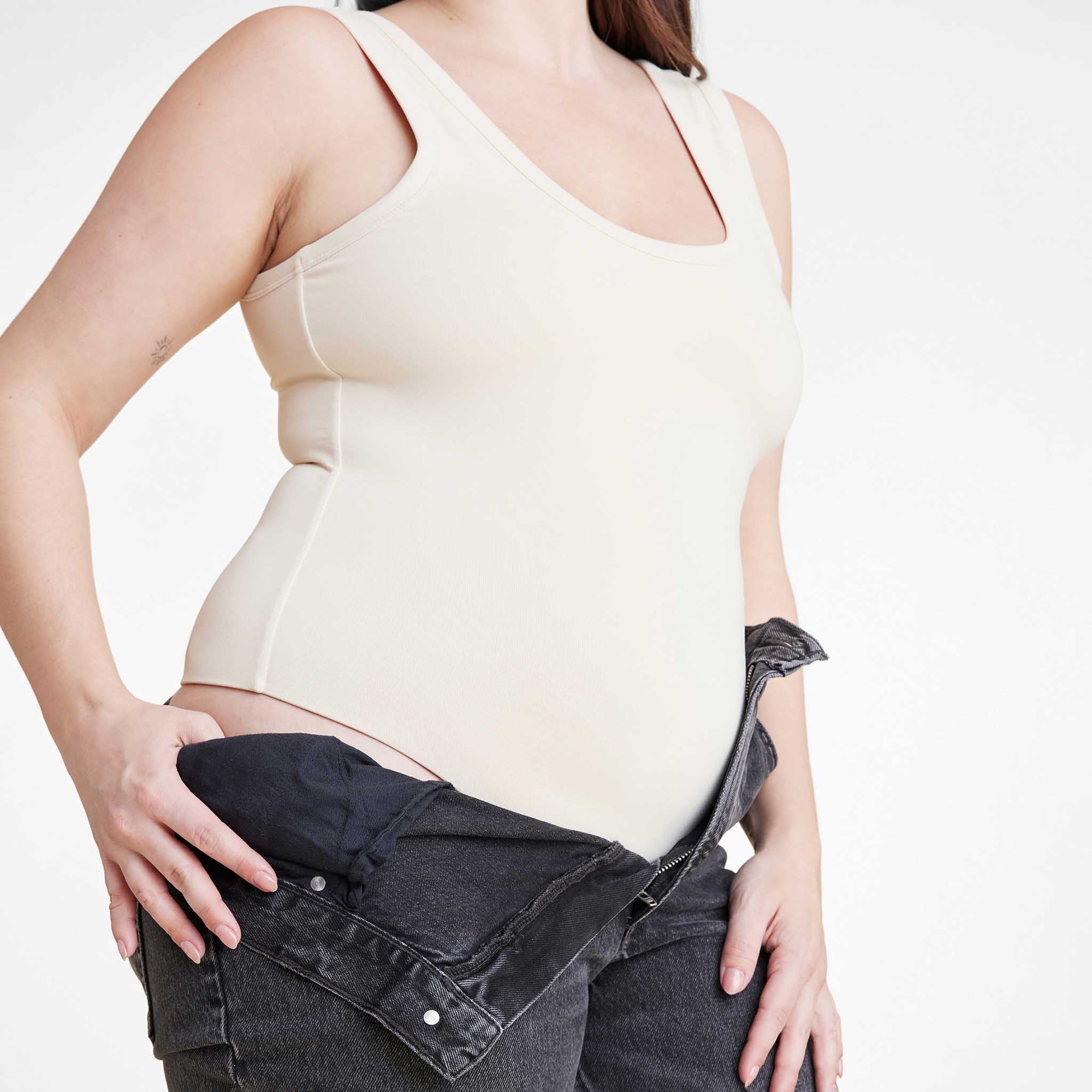 Seamless Scoop Tank Bodysuit