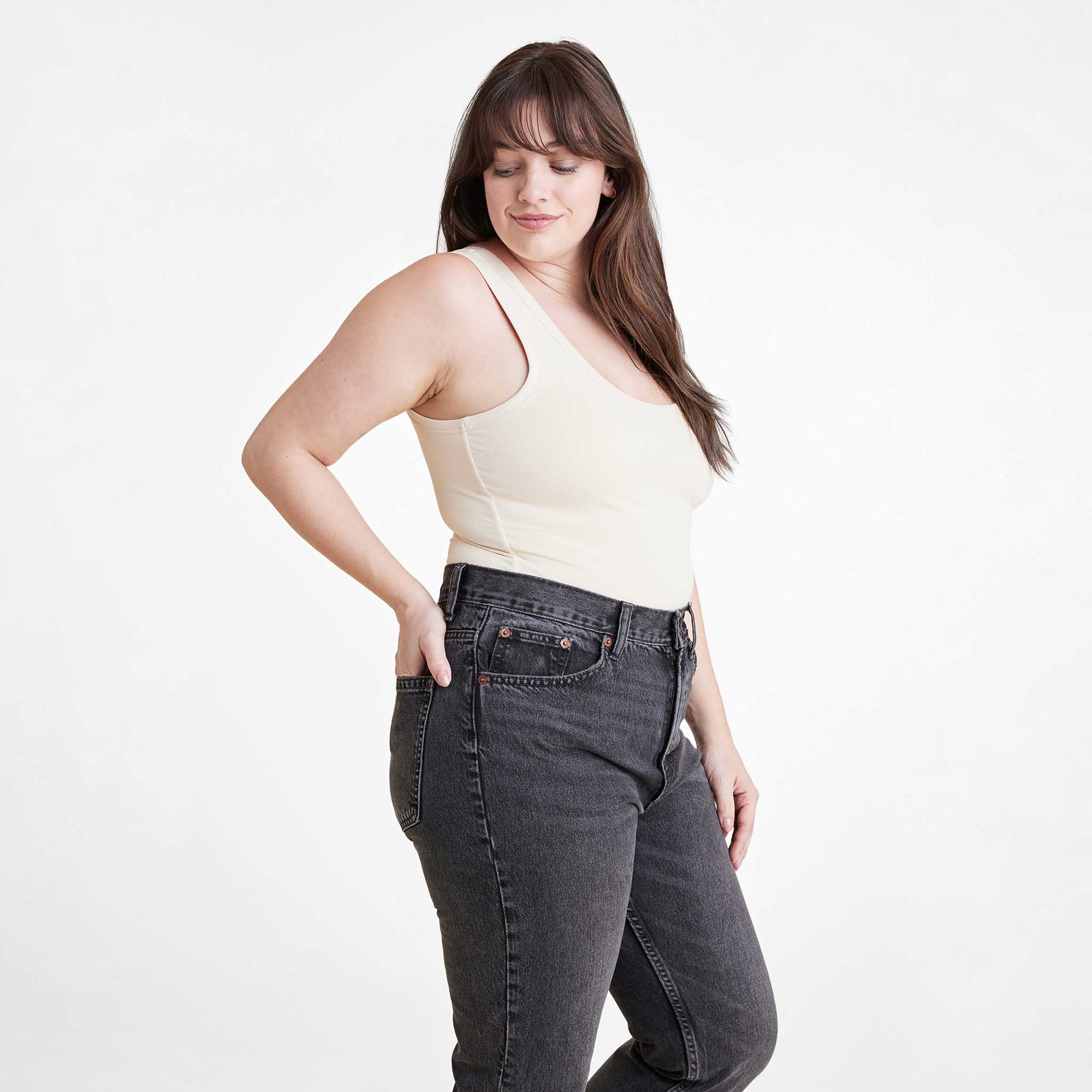 Seamless Scoop Tank Bodysuit