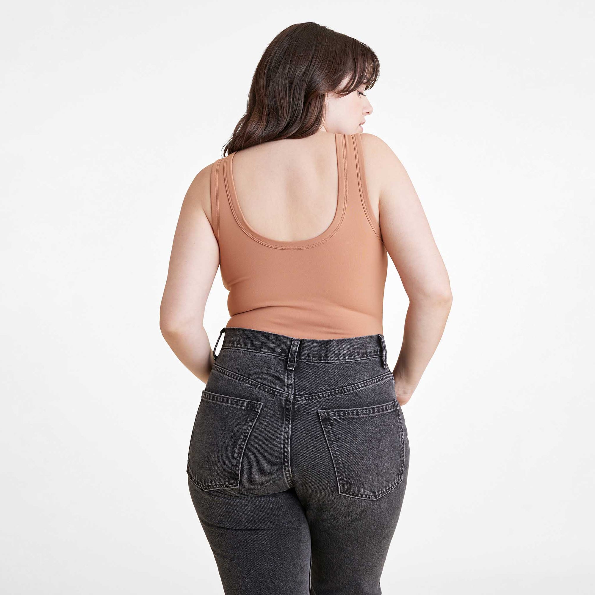 Seamless Scoop Tank Bodysuit