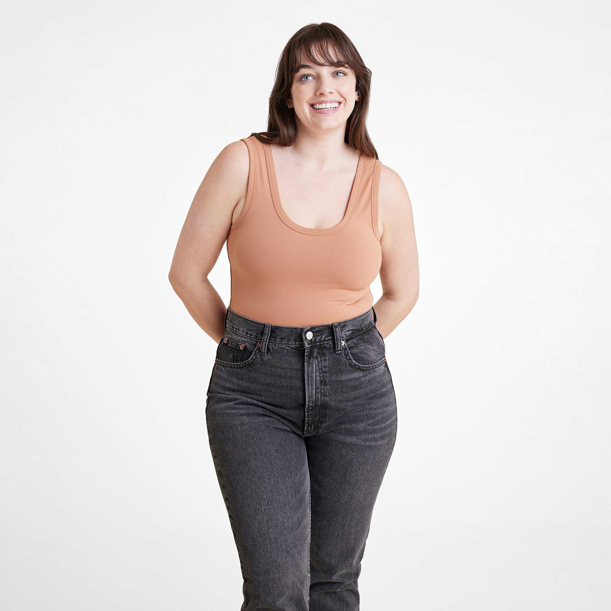 Seamless Scoop Tank Bodysuit