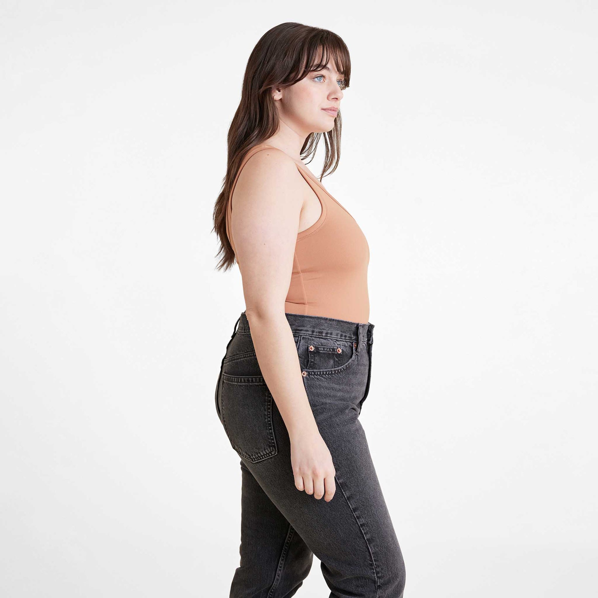 Seamless Scoop Tank Bodysuit