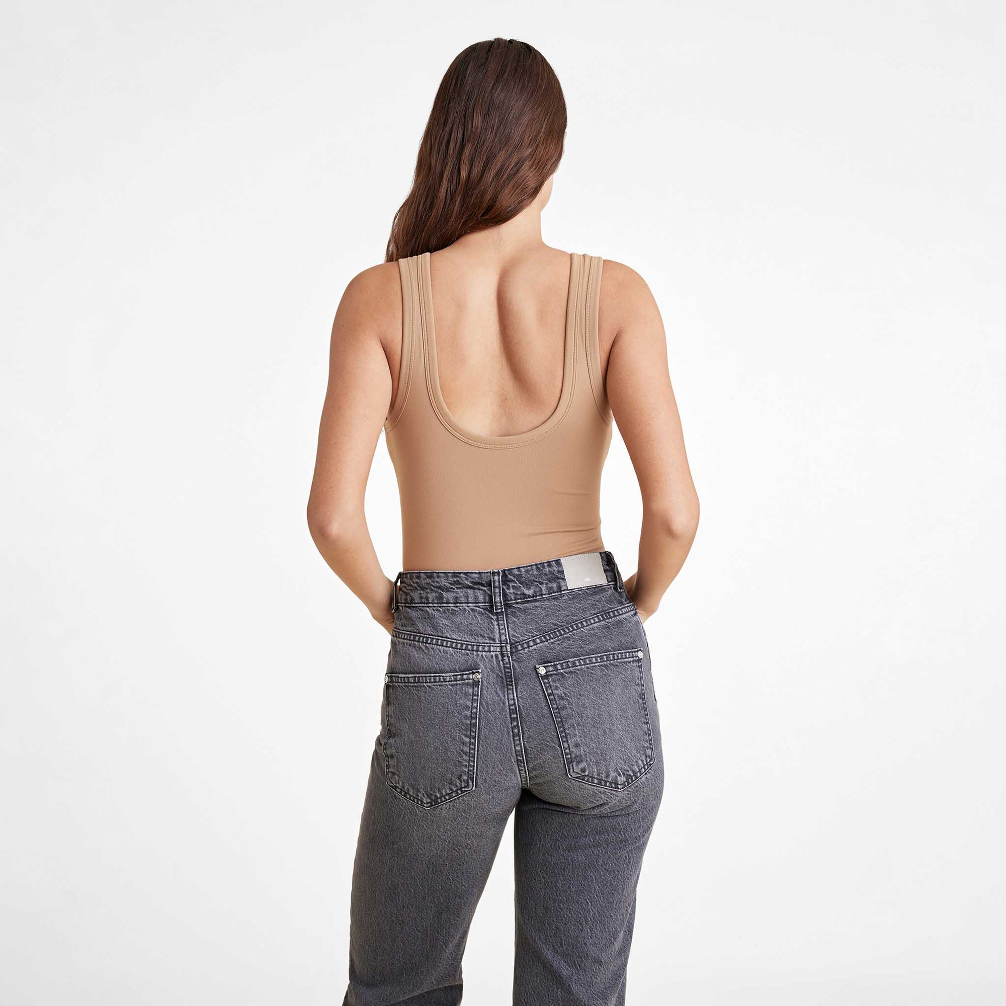 Seamless Scoop Tank Bodysuit