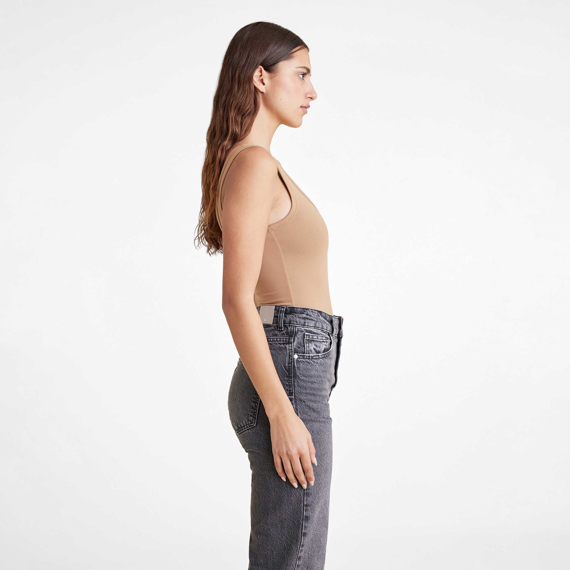Seamless Scoop Tank Bodysuit