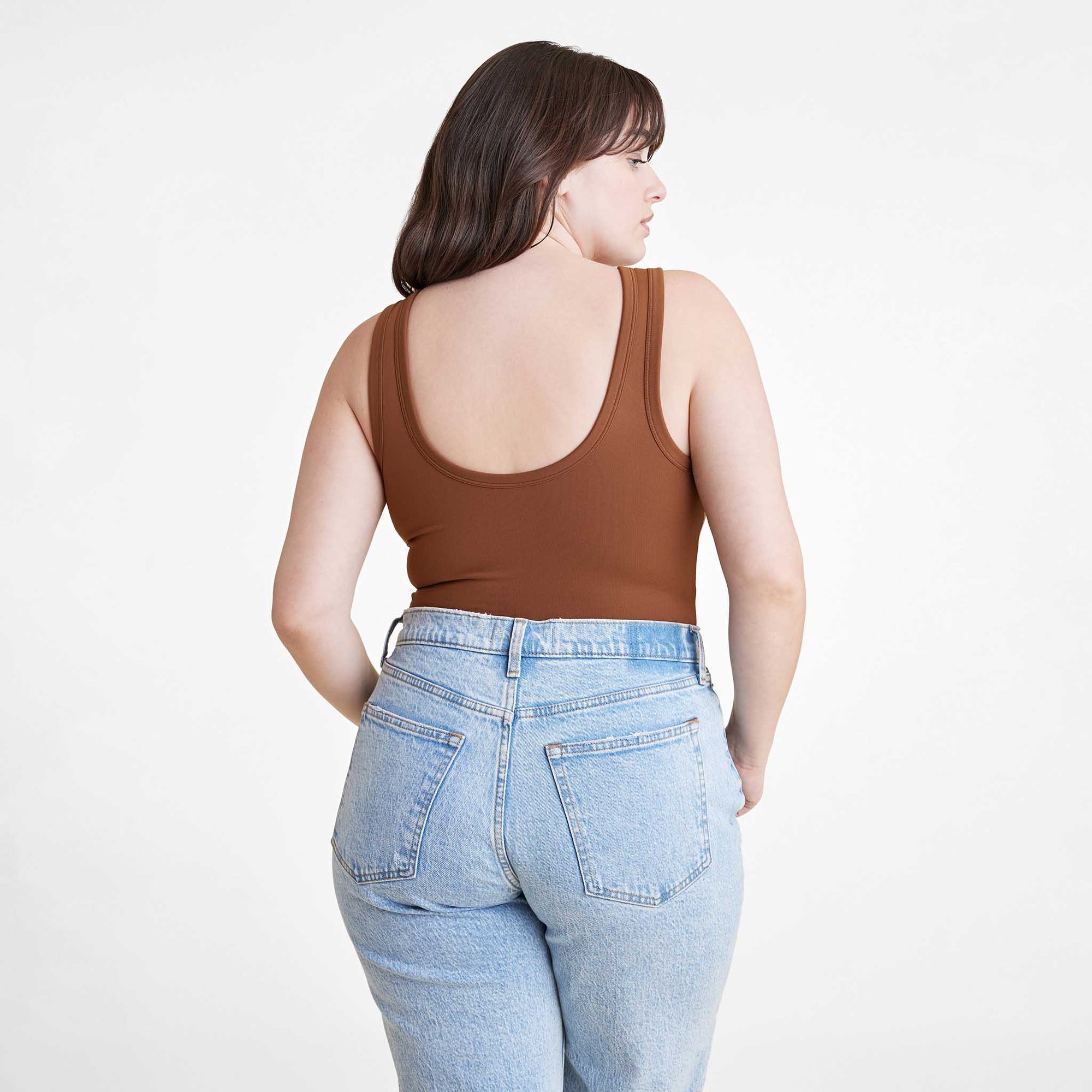 Seamless Scoop Tank Bodysuit