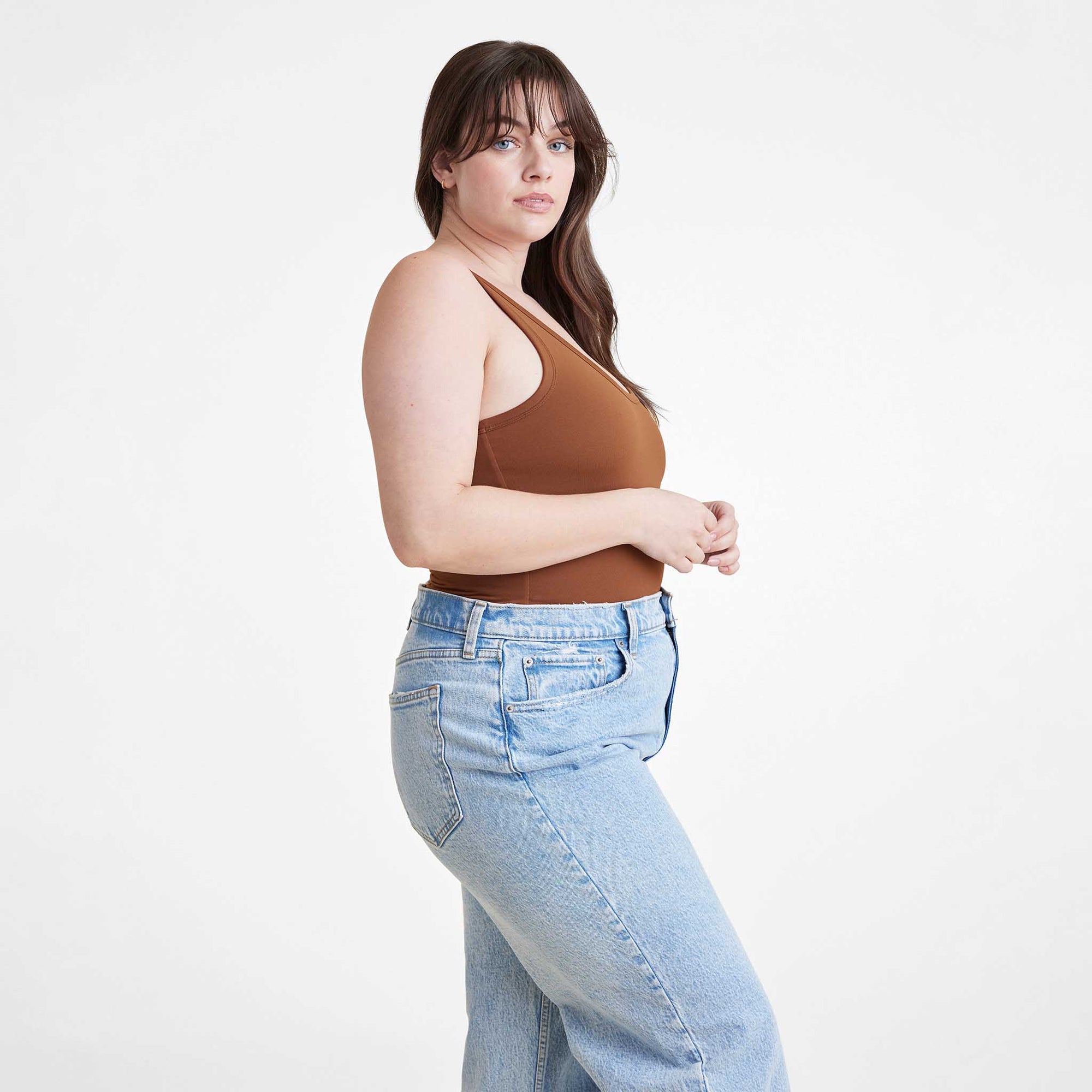 Seamless Scoop Tank Bodysuit