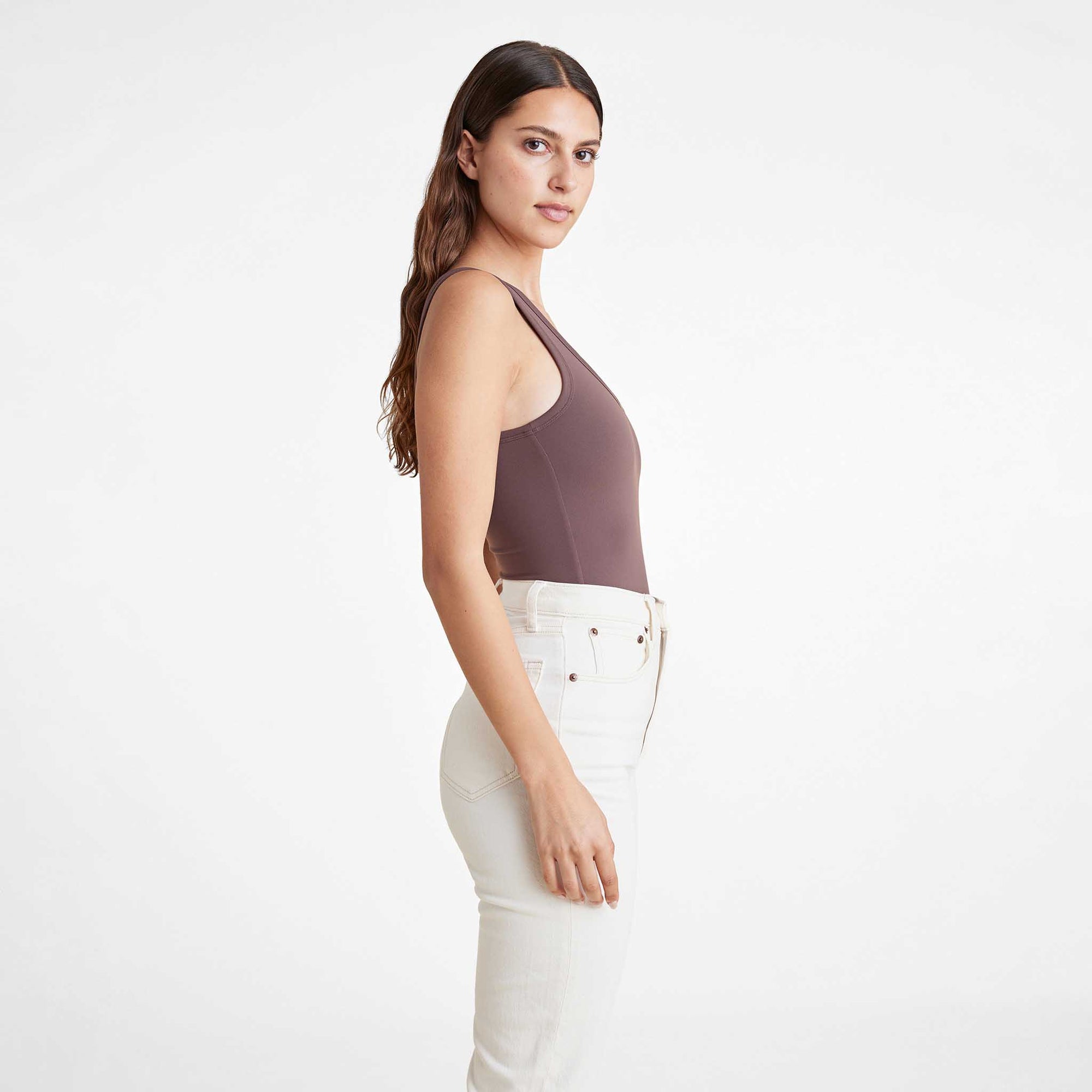 Seamless Scoop Tank Bodysuit