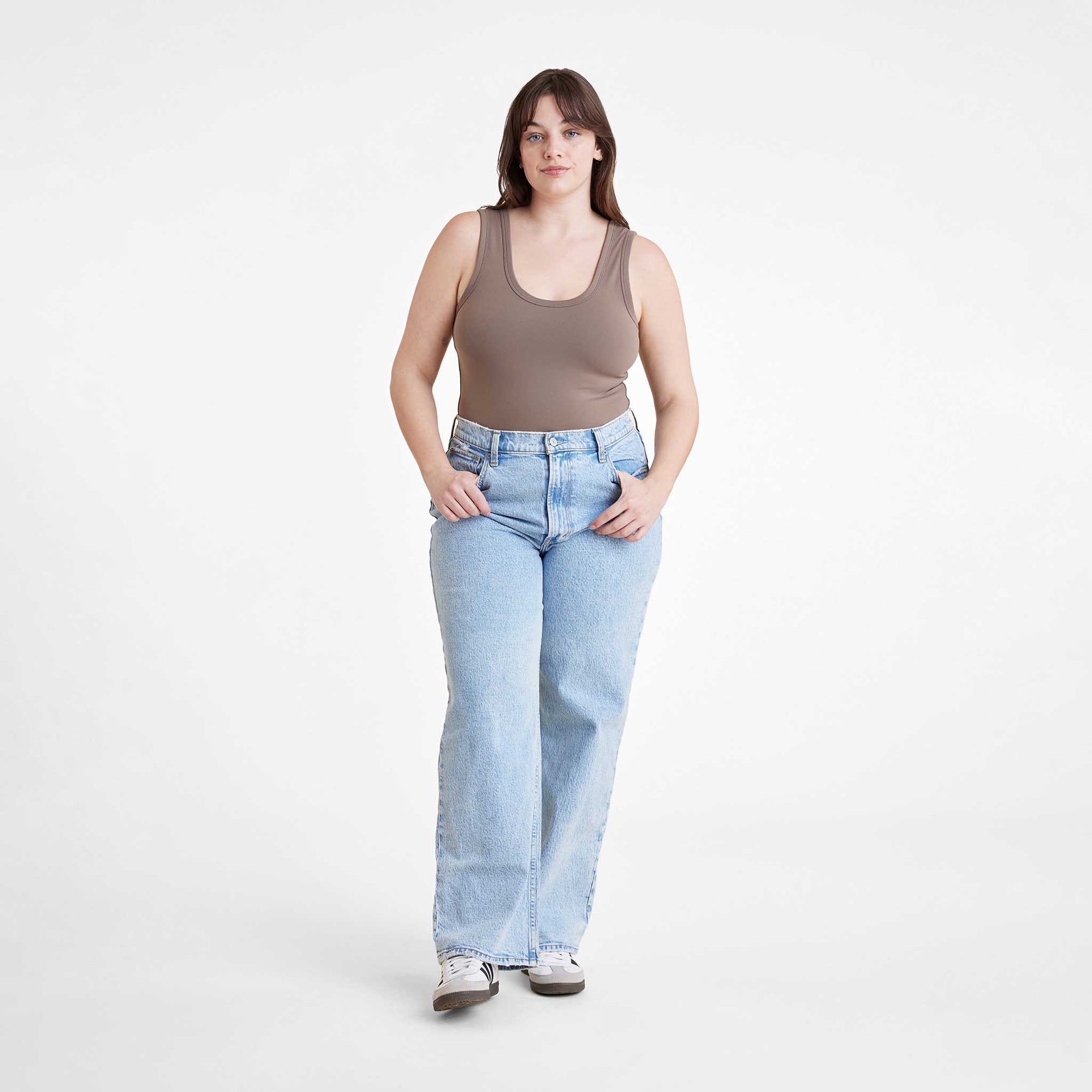 Seamless Scoop Tank Bodysuit
