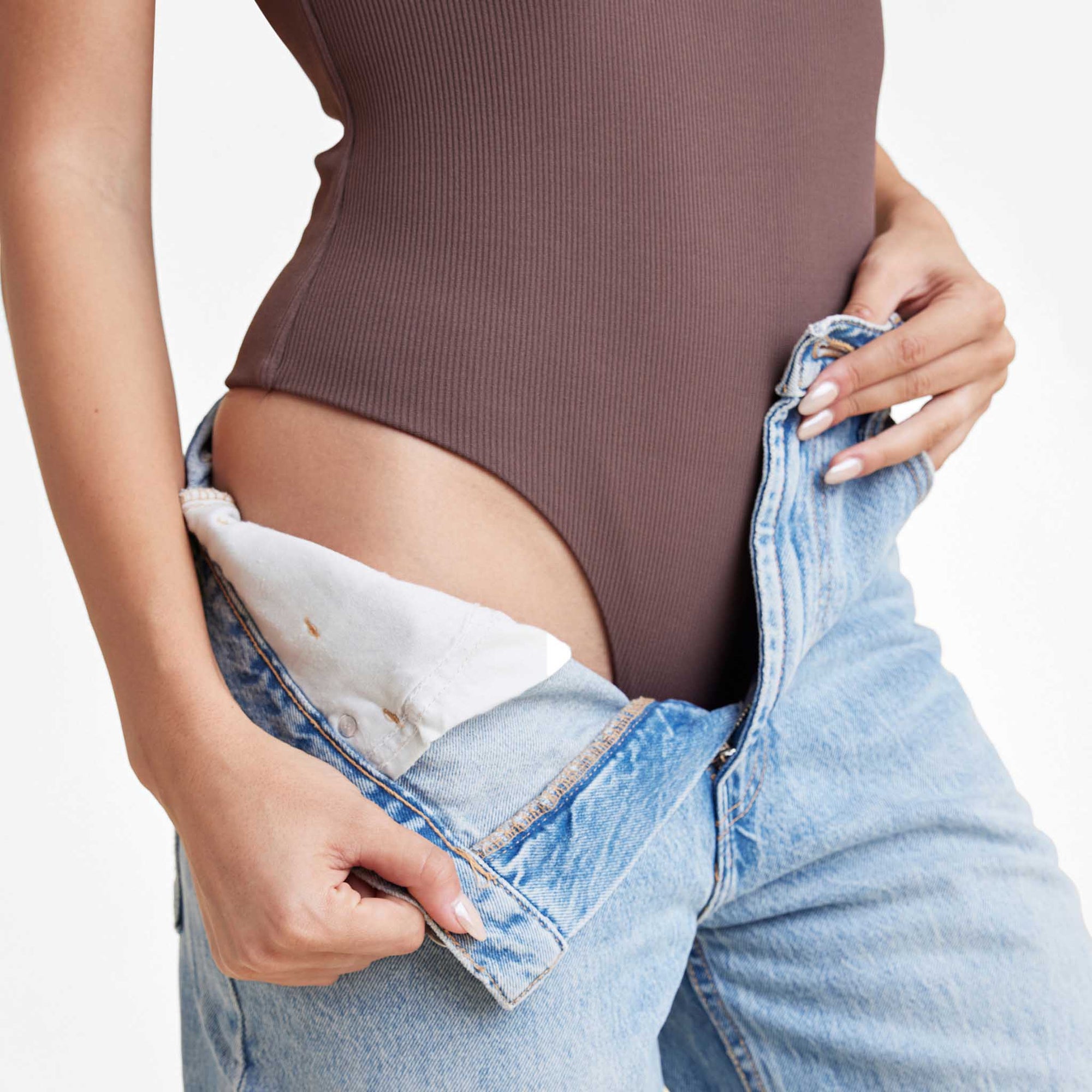 Ribbed Crewneck Tank Bodysuit